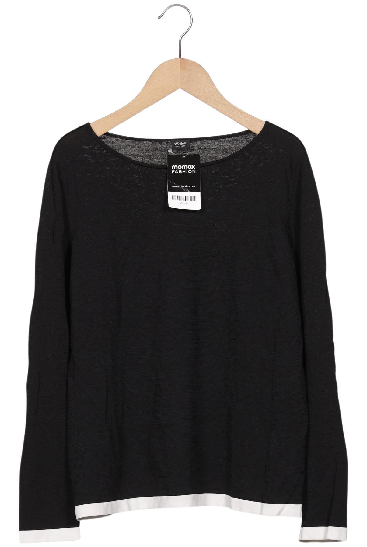 

s.Oliver Damen Pullover, schwarz, Gr. 40