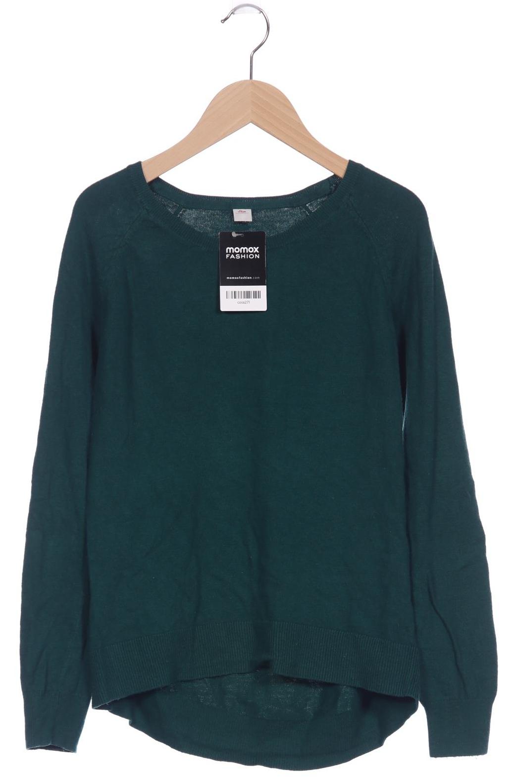 

s.Oliver Damen Pullover, grün, Gr. 34