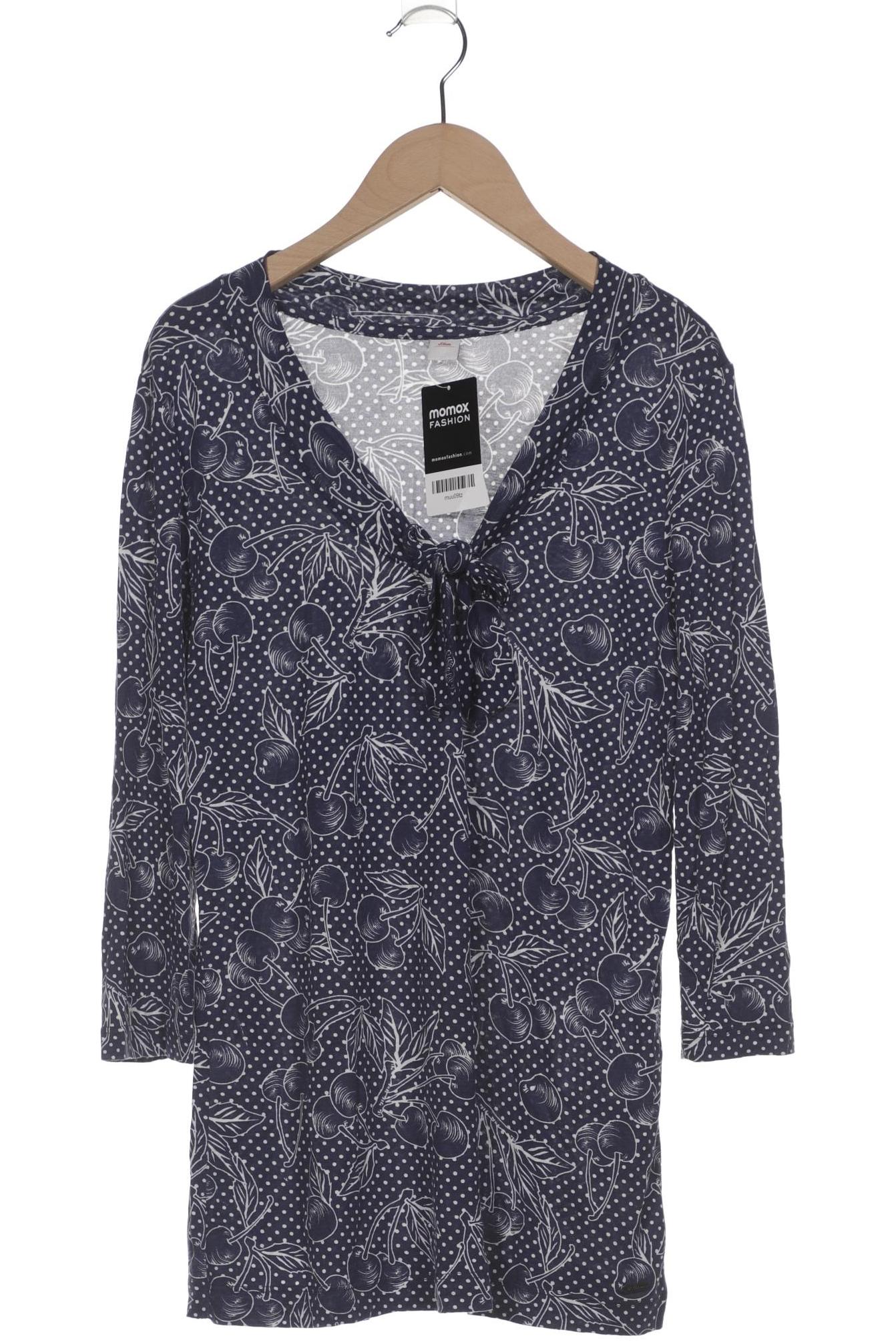 

s.Oliver Damen Langarmshirt, marineblau, Gr. 42