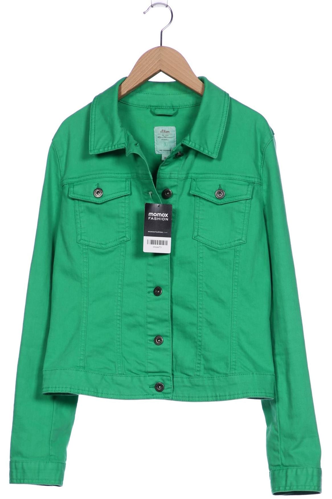 

s.Oliver Damen Jacke, grün, Gr. 38