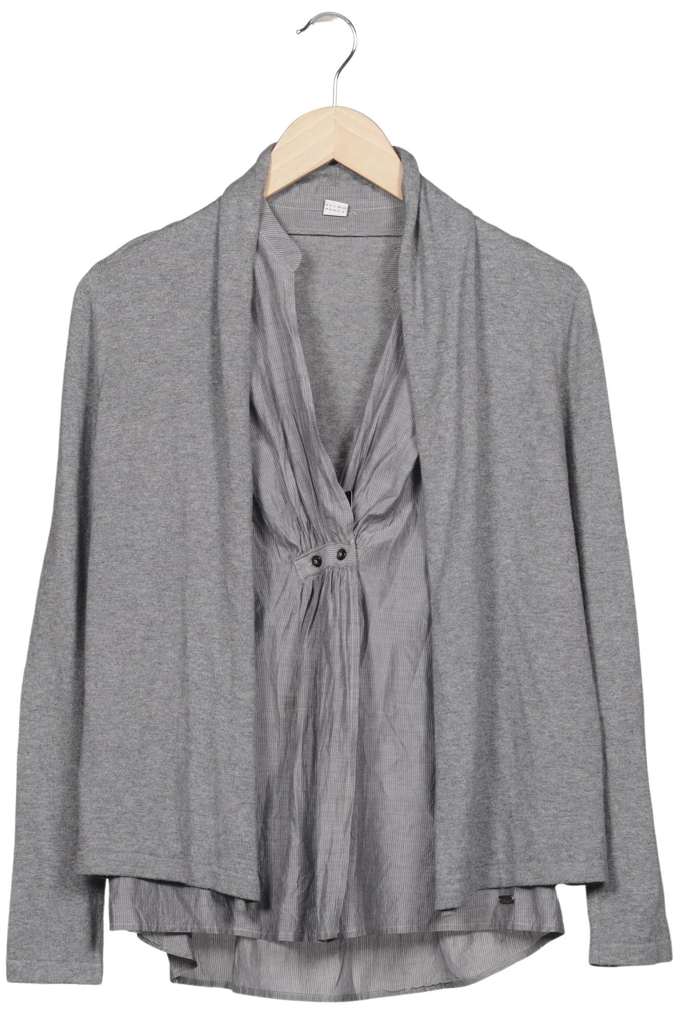 

s.Oliver Damen Strickjacke, grau, Gr. 38