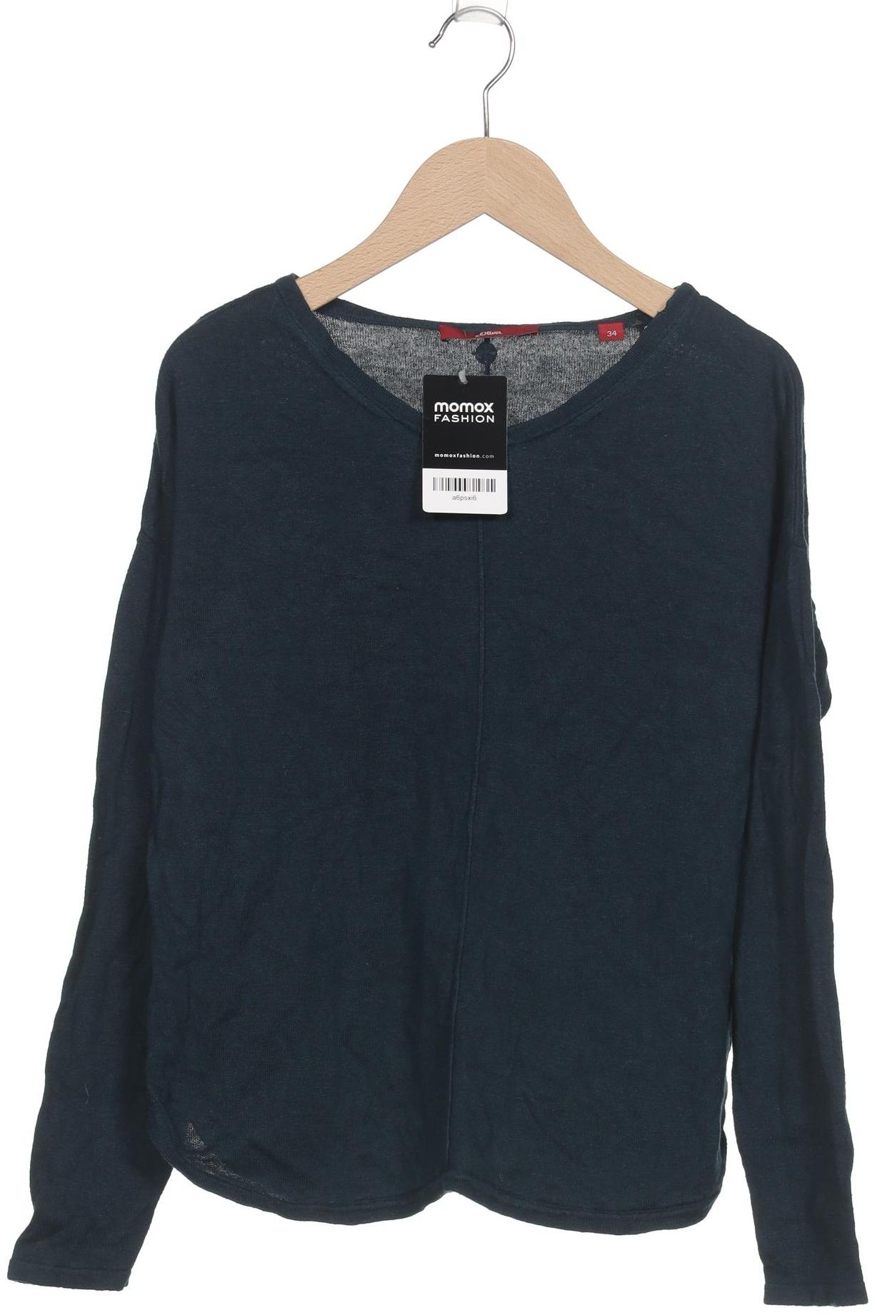 

s.Oliver Damen Langarmshirt, marineblau, Gr. 34