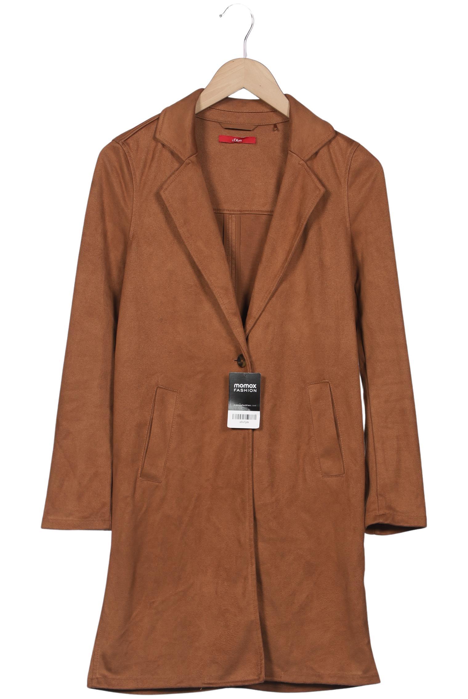 

s.Oliver Damen Mantel, braun, Gr. 34