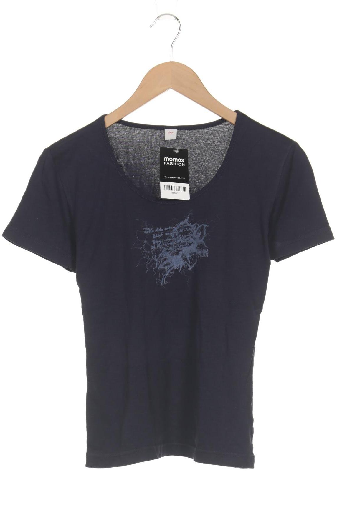 

s.Oliver Damen T-Shirt, marineblau, Gr. 36