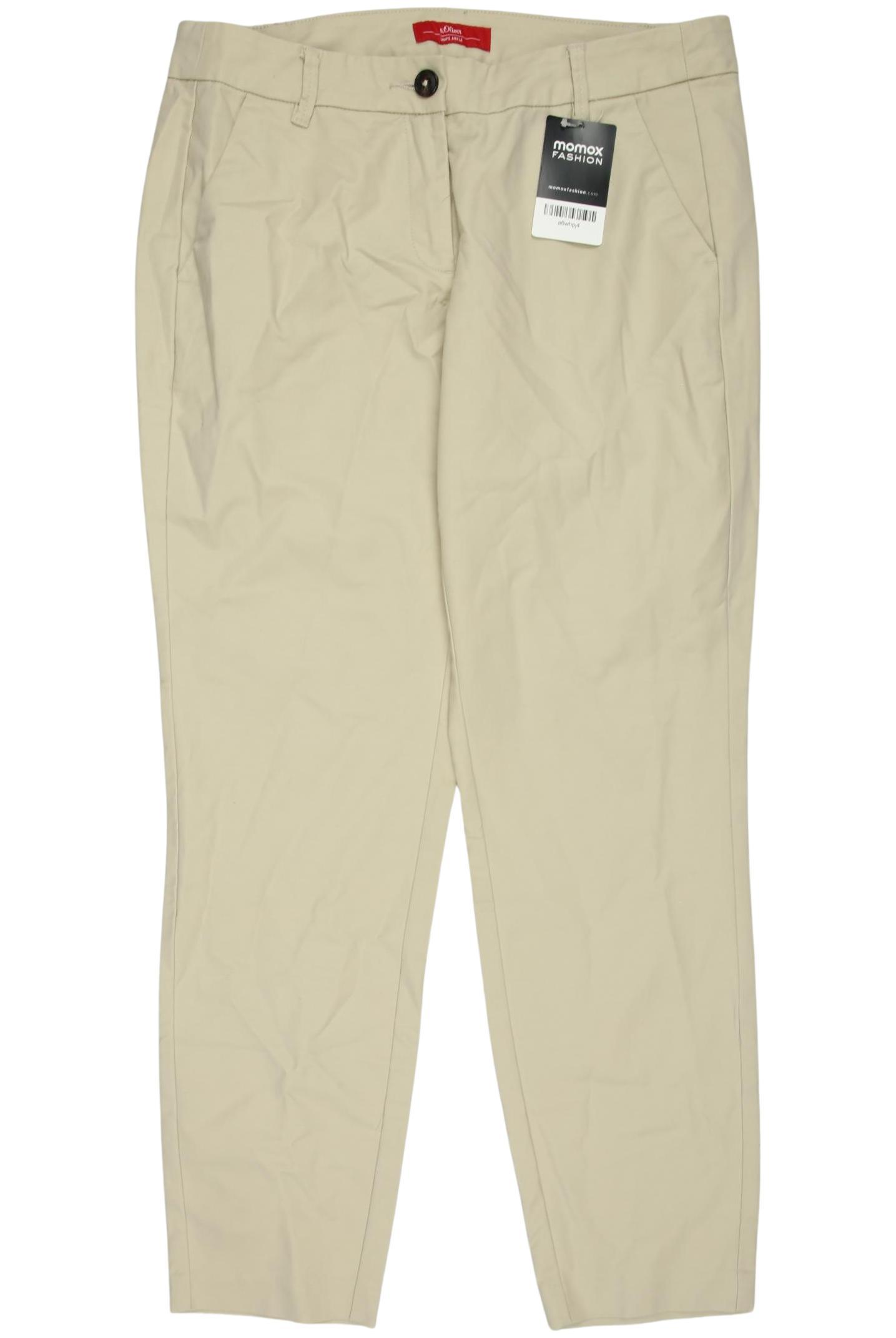 

s.Oliver Damen Stoffhose, beige, Gr. 30