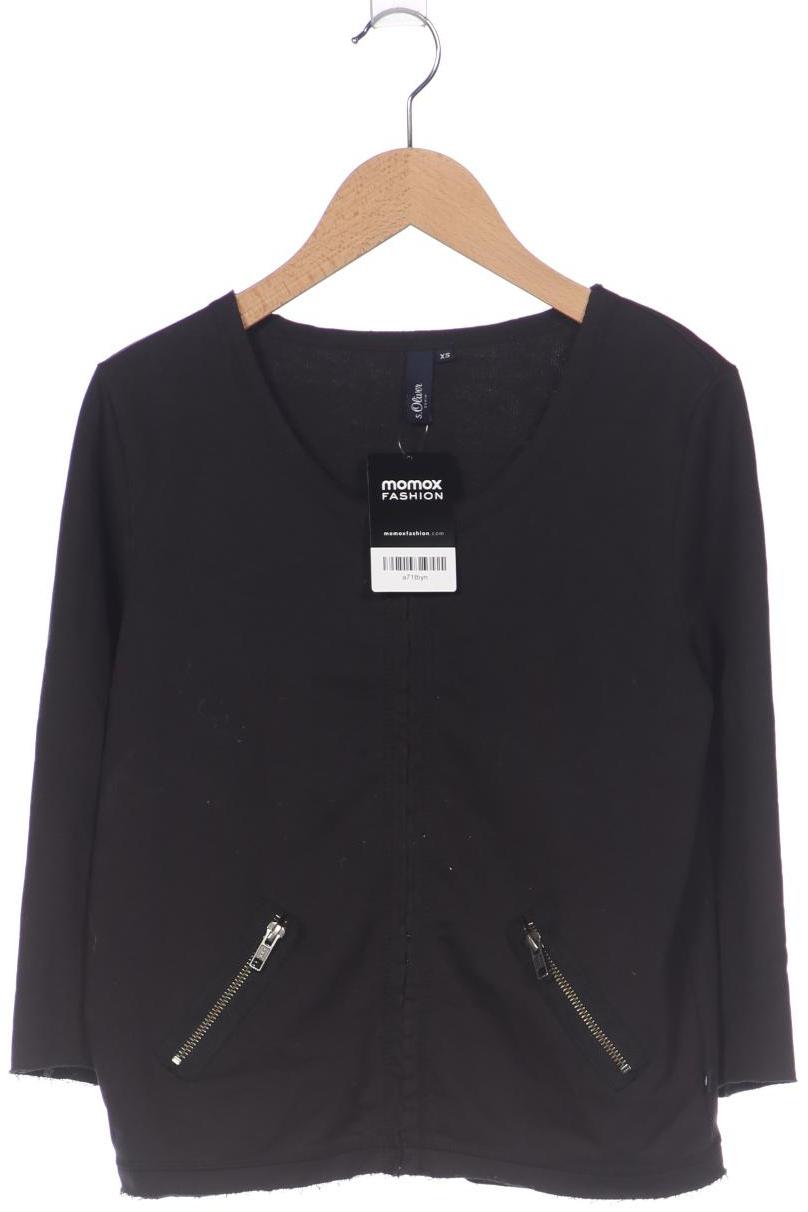 

s.Oliver Damen Sweatshirt, schwarz, Gr. 34