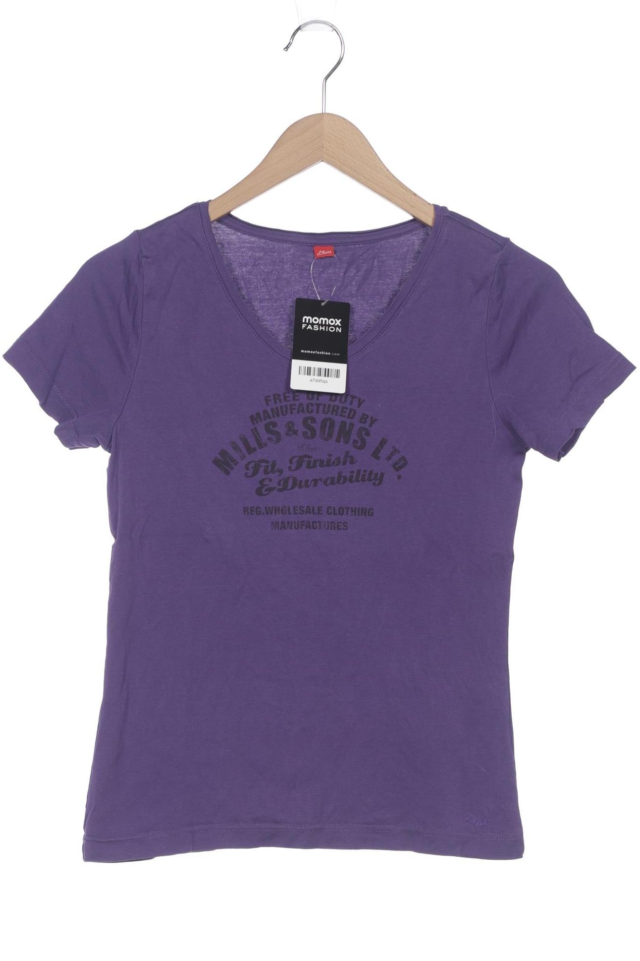 

s.Oliver Damen T-Shirt, flieder, Gr. 40
