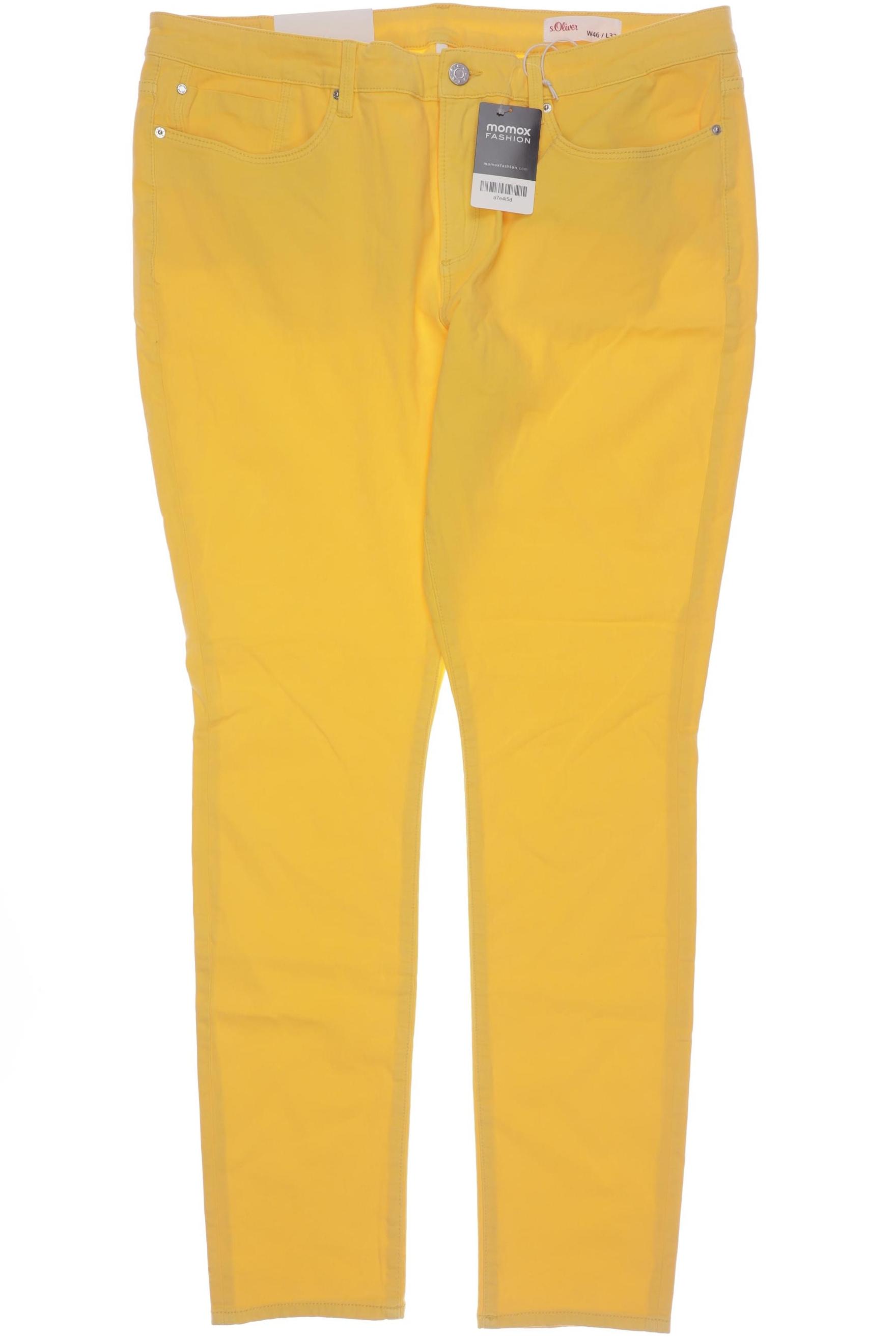

s.Oliver Damen Jeans, gelb, Gr. 46