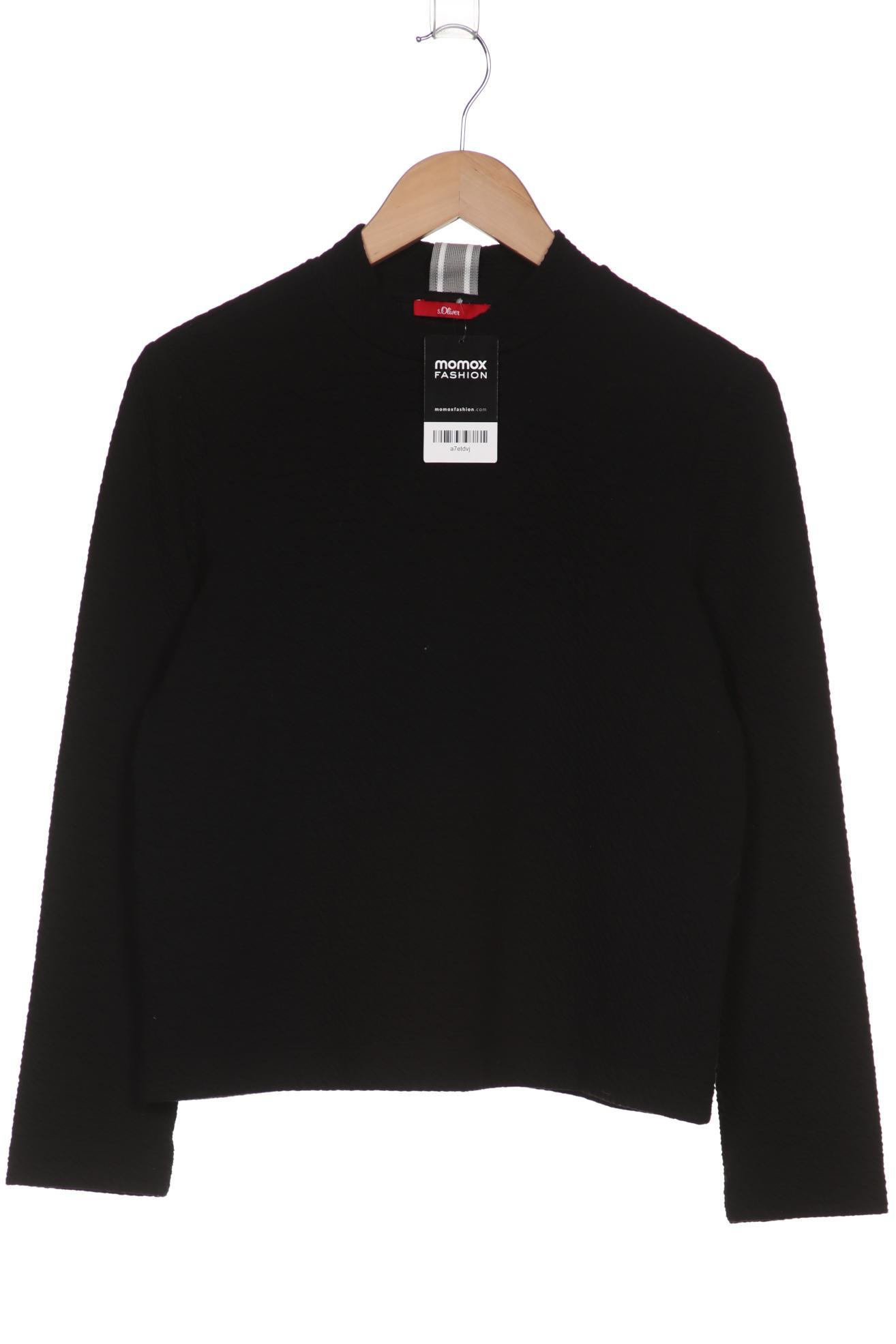 

s.Oliver Damen Sweatshirt, schwarz, Gr. 34