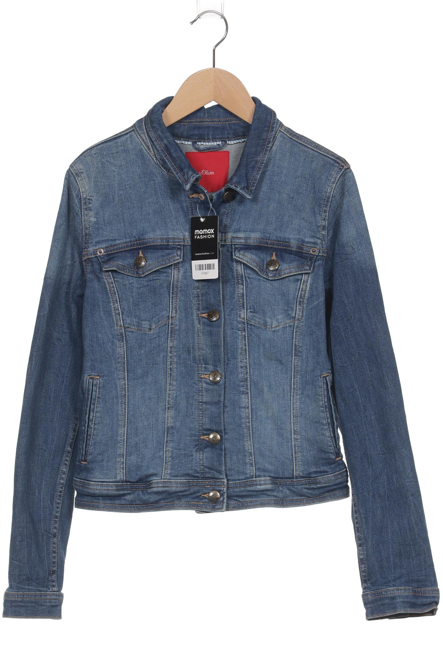 

s.Oliver Damen Jacke, blau, Gr. 36