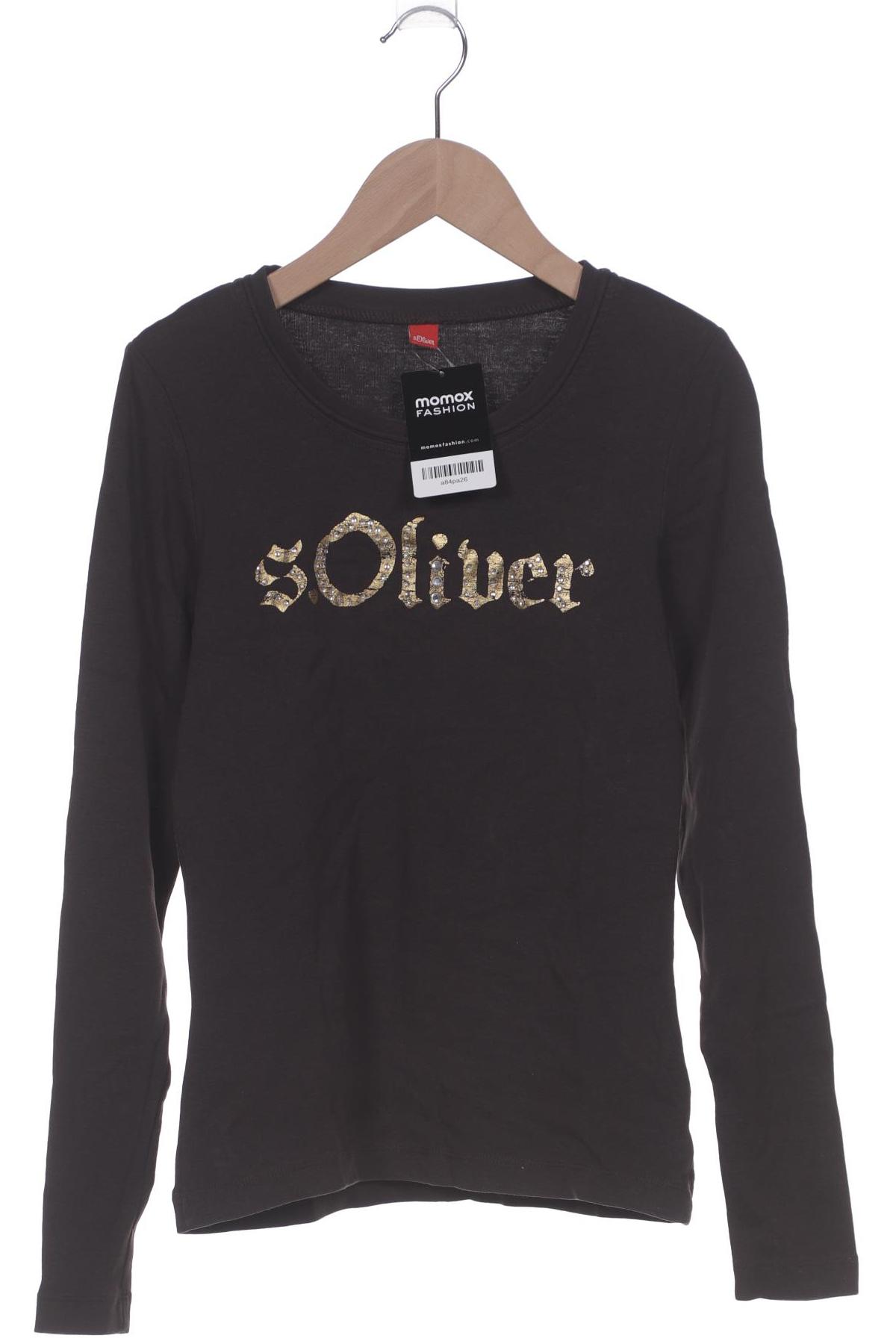 

s.Oliver Damen Langarmshirt, braun, Gr. 36