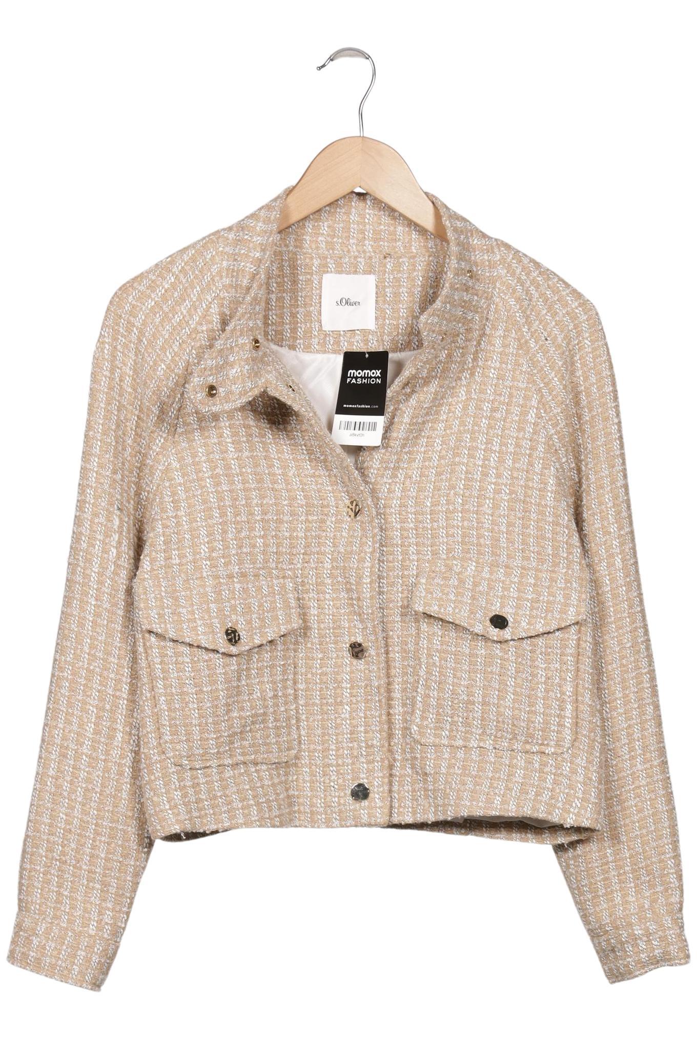 

s.Oliver Damen Jacke, beige, Gr. 36