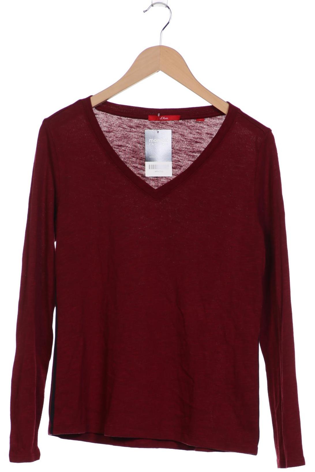 

s.Oliver Damen Langarmshirt, bordeaux, Gr. 36