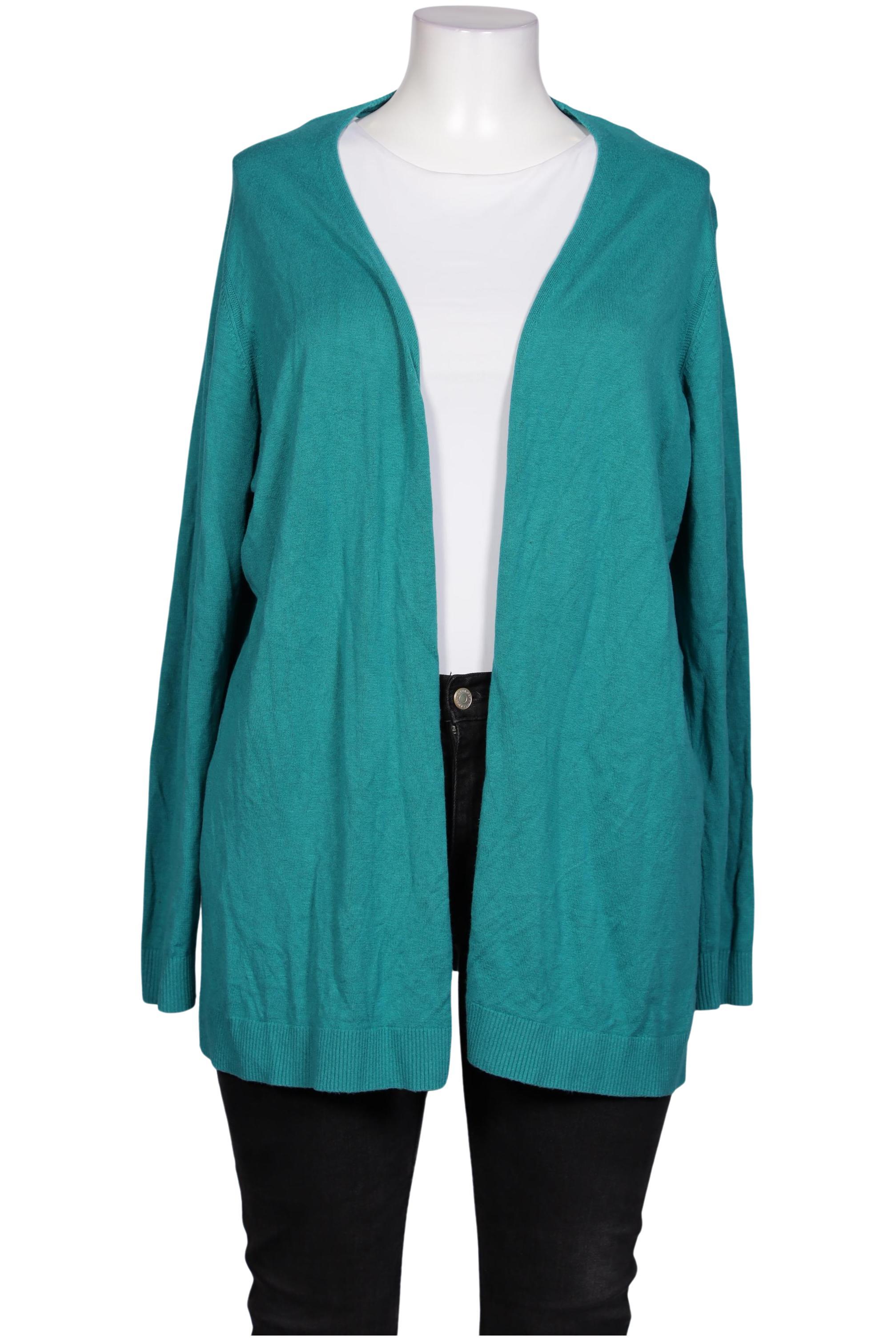 

s.Oliver Damen Strickjacke, türkis, Gr. 48