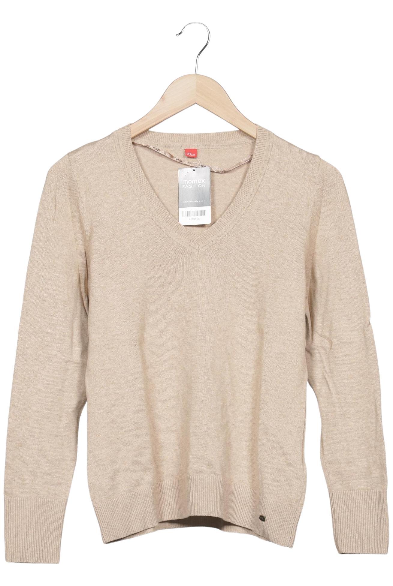 

s.Oliver Damen Pullover, beige, Gr. 40