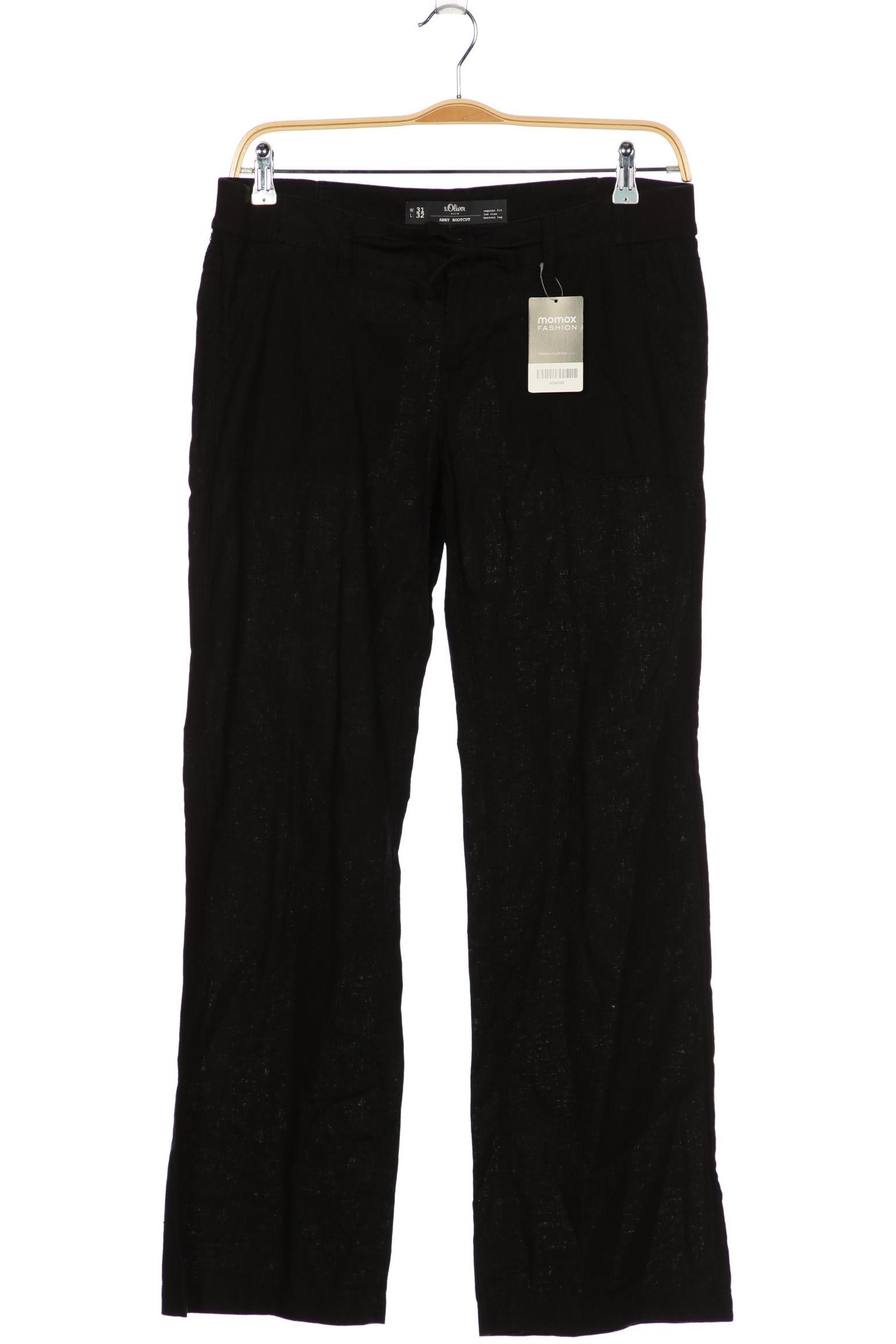 

s.Oliver Damen Stoffhose, schwarz, Gr. 31