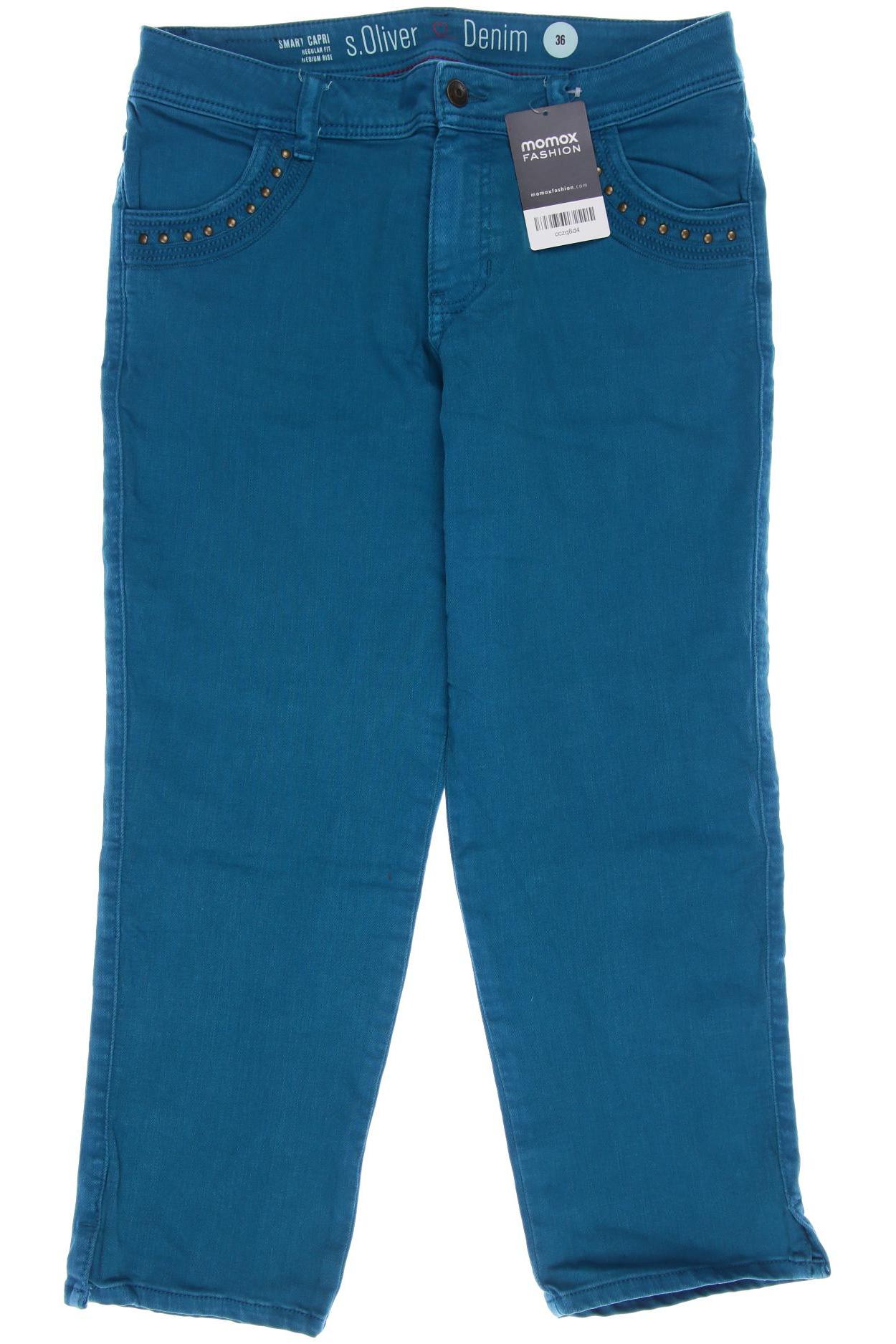 

s.Oliver Damen Jeans, türkis, Gr. 36