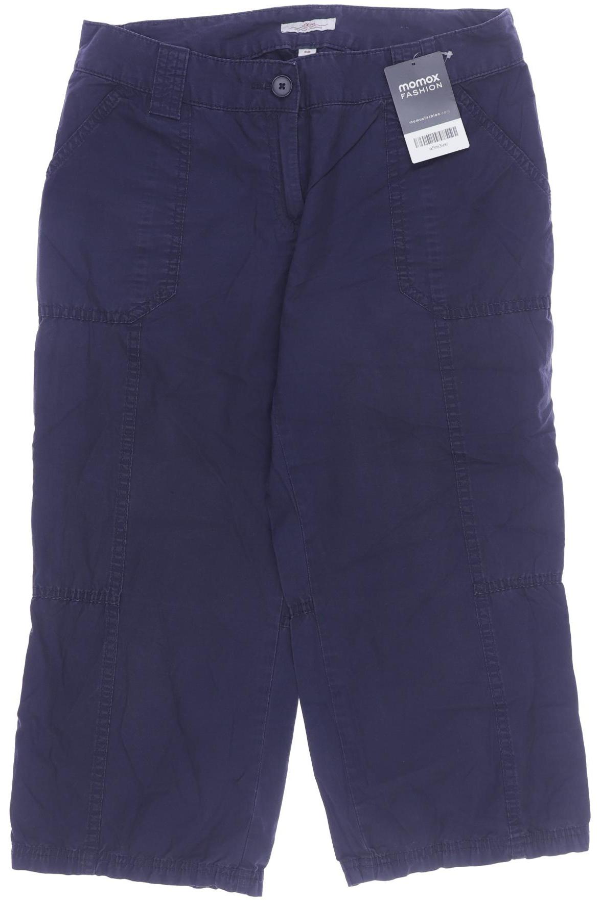 

s.Oliver Damen Stoffhose, marineblau