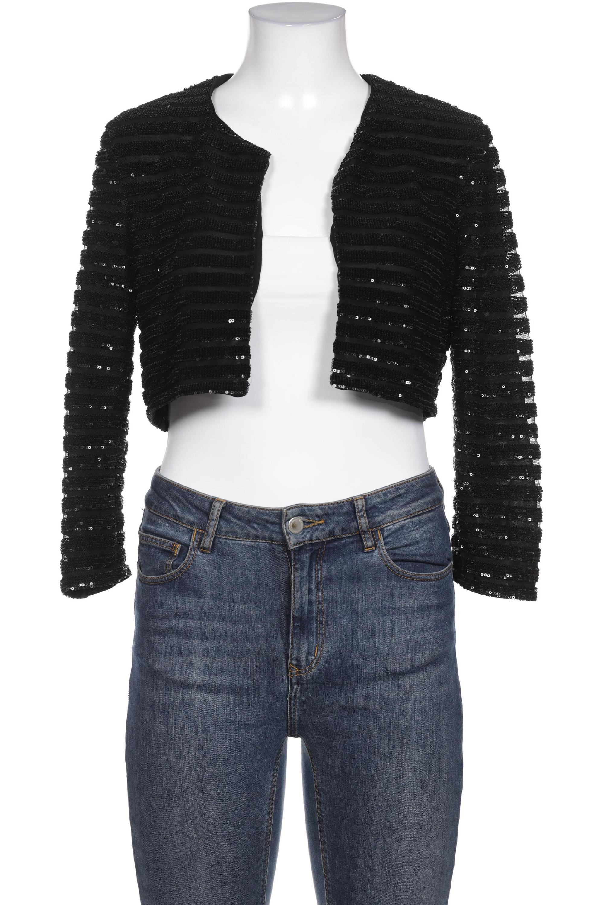 

s.Oliver Damen Strickjacke, schwarz, Gr. 36