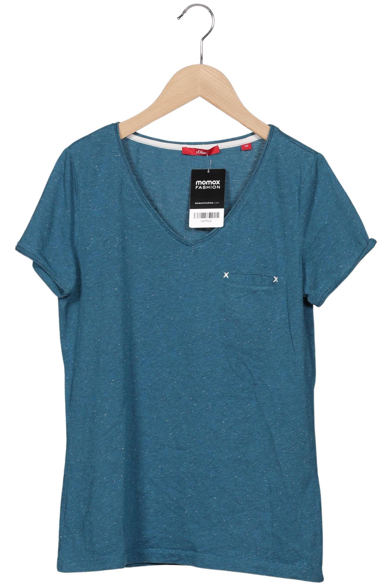 

s.Oliver Damen T-Shirt, blau, Gr. 36