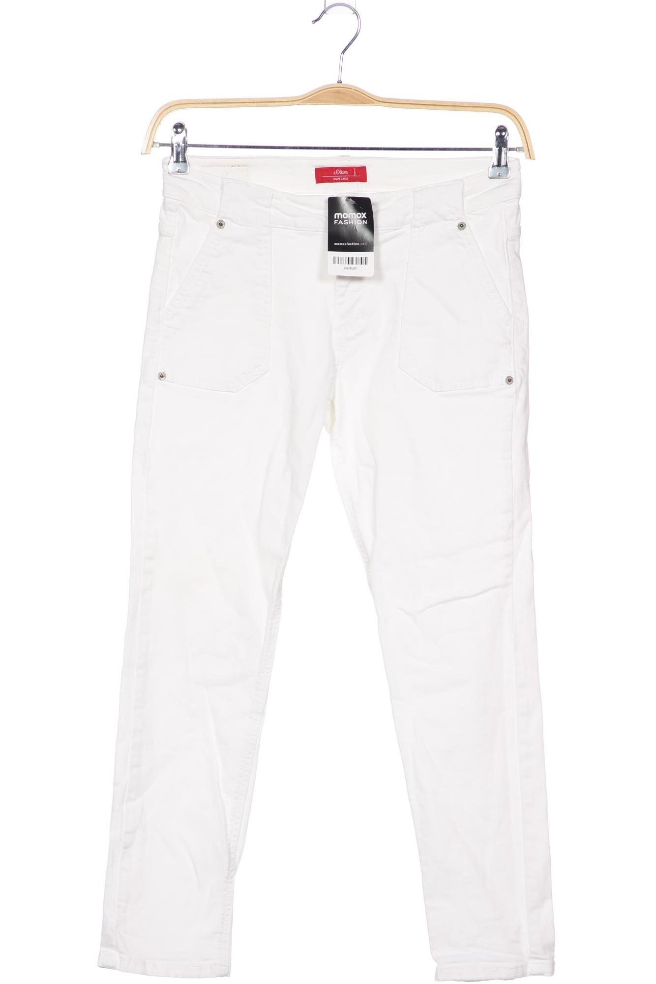 

s.Oliver Damen Jeans, weiß, Gr. 28