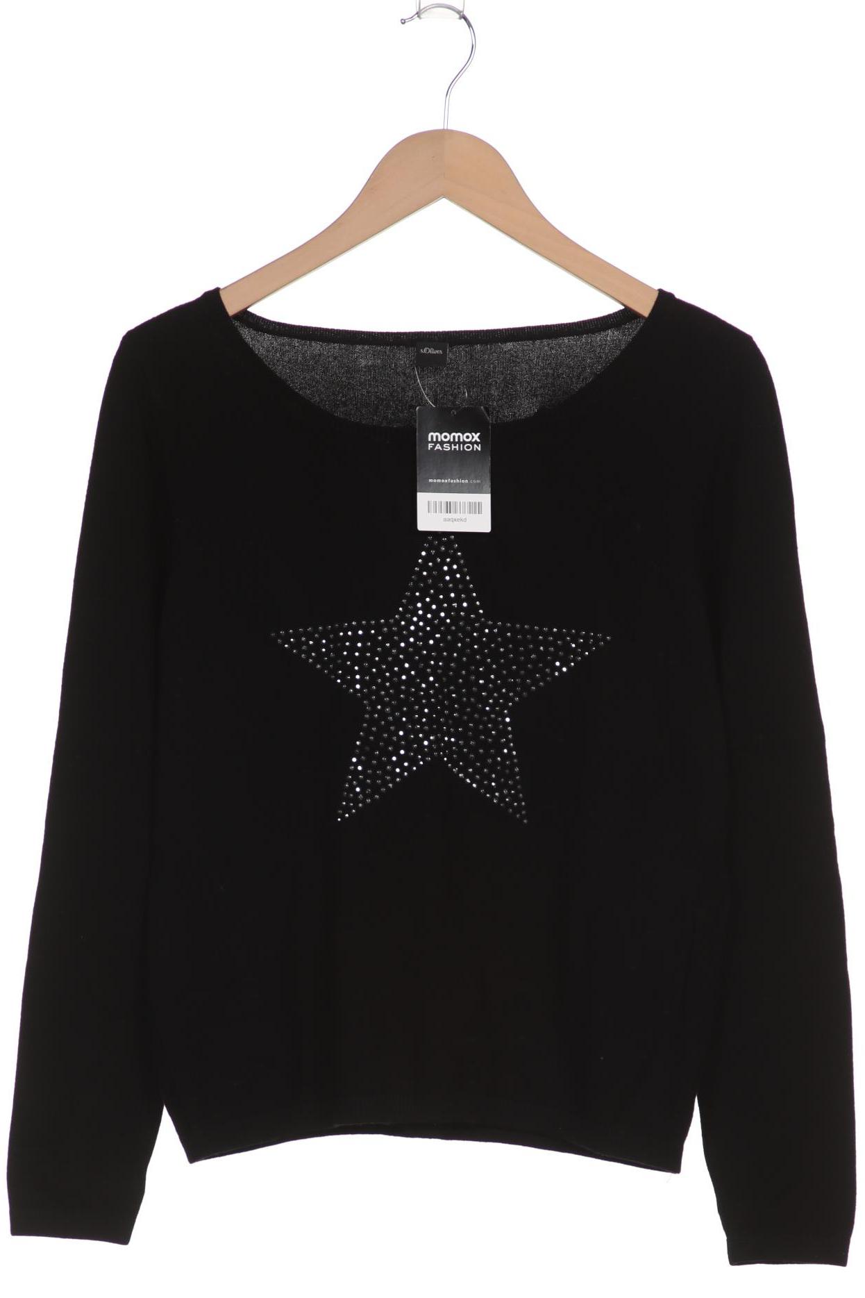 

s.Oliver Damen Pullover, schwarz