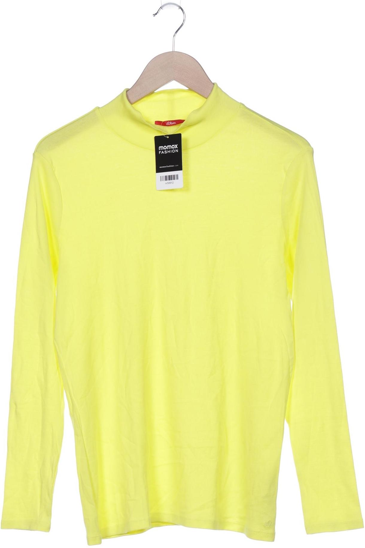 

s.Oliver Damen Langarmshirt, gelb, Gr. 44