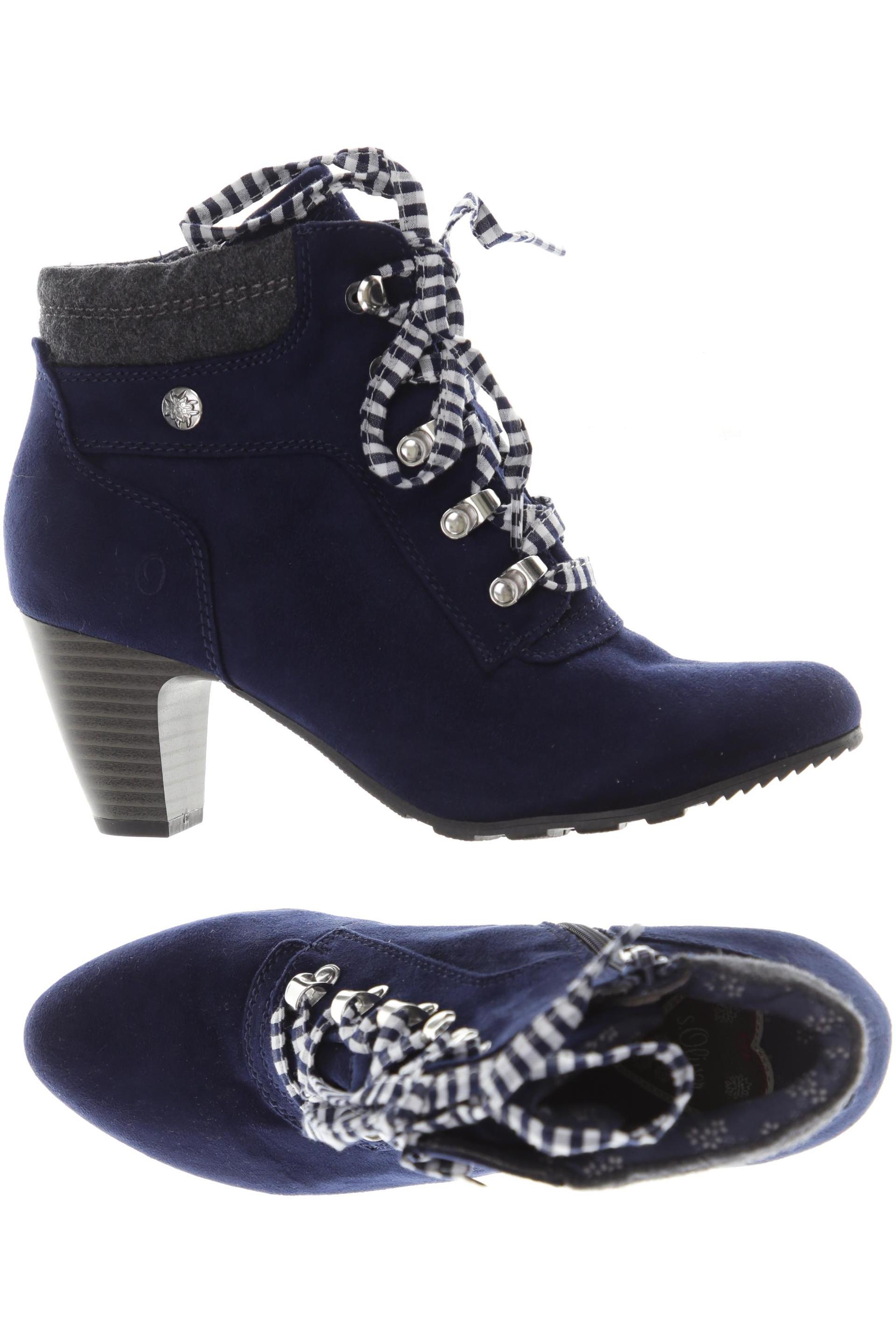 

s.Oliver Damen Stiefelette, blau, Gr. 37