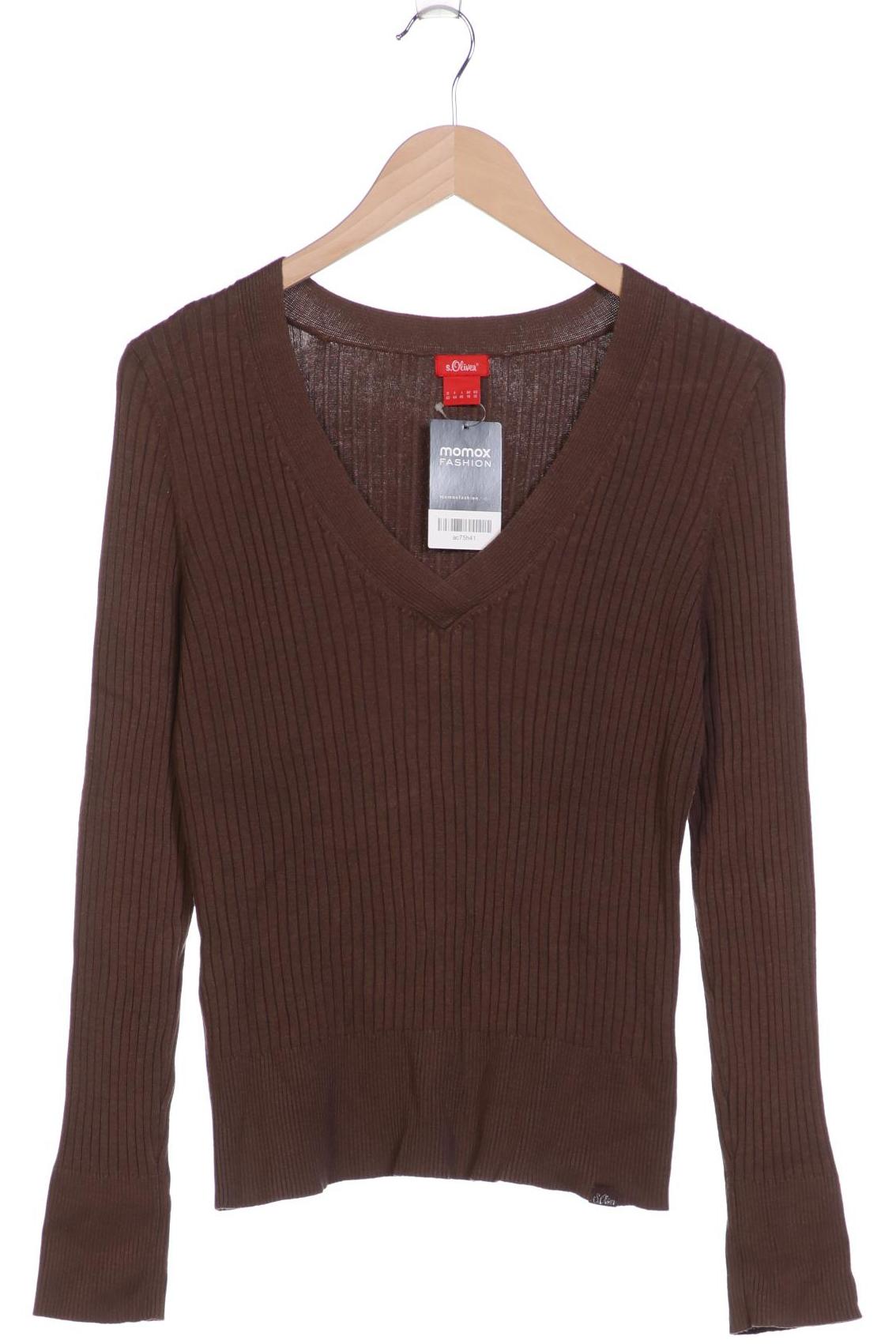 

s.Oliver Damen Pullover, braun, Gr. 42