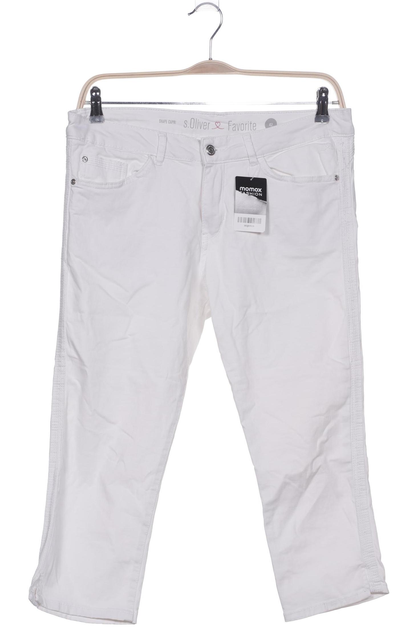 

s.Oliver Damen Jeans, weiß, Gr. 42