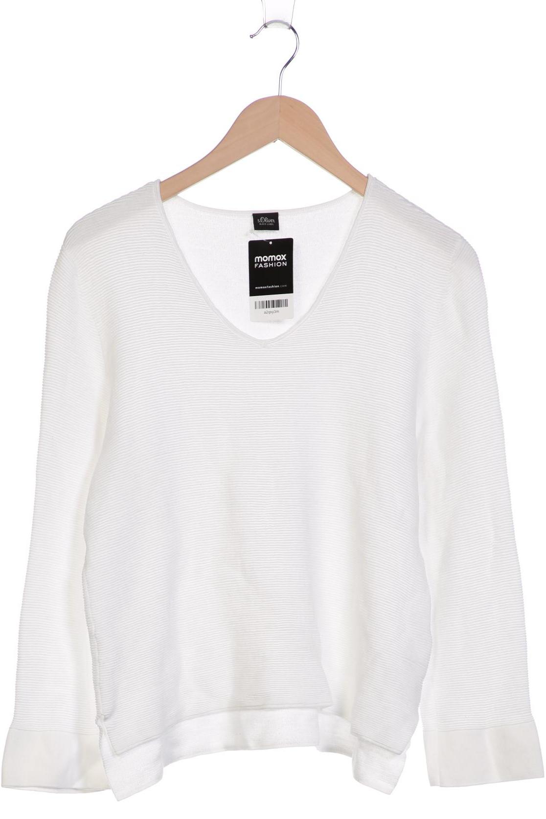 

s.Oliver Damen Pullover, weiß, Gr. 42