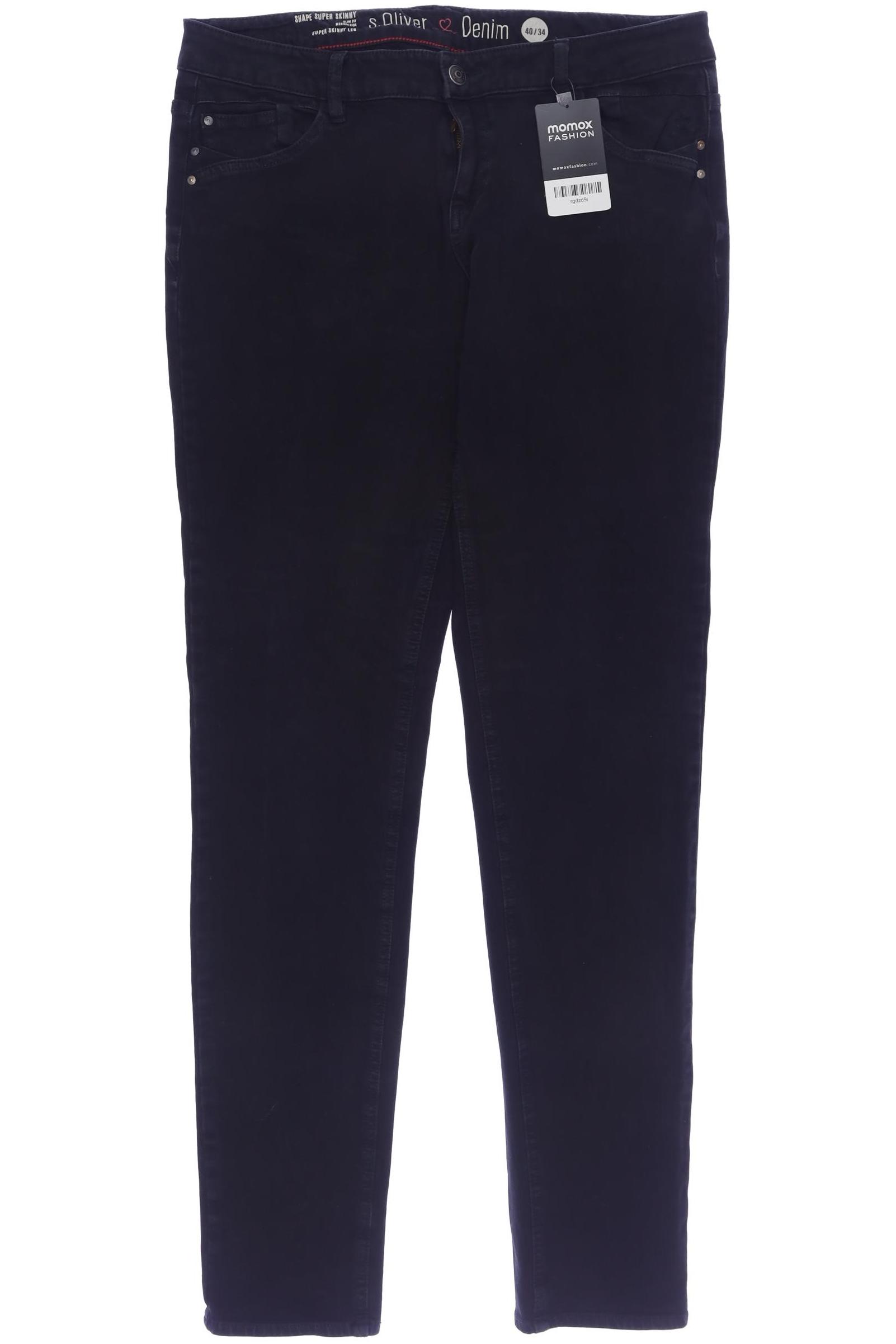 

s.Oliver Damen Jeans, schwarz, Gr. 40