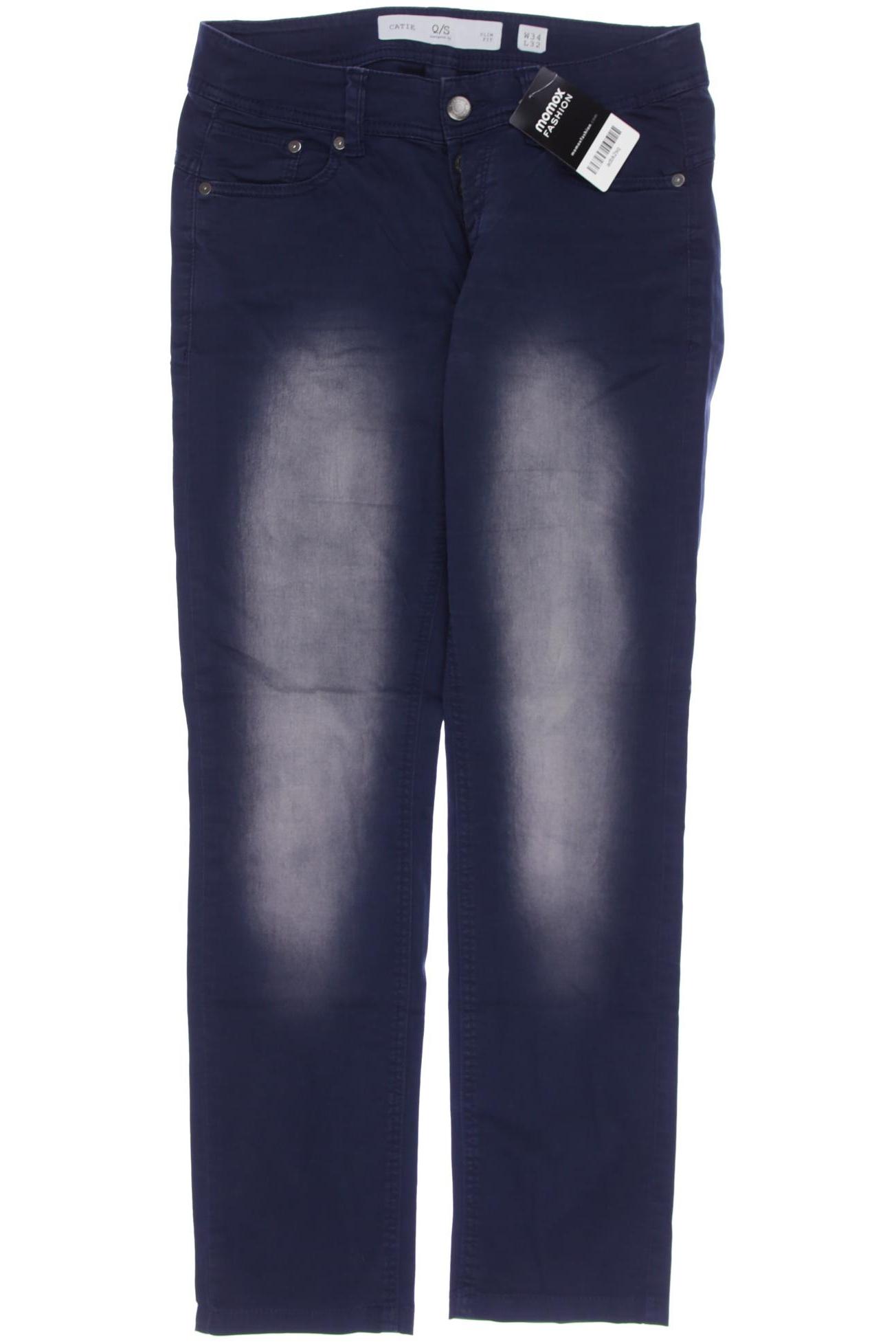 

s.Oliver Damen Stoffhose, marineblau, Gr. 34