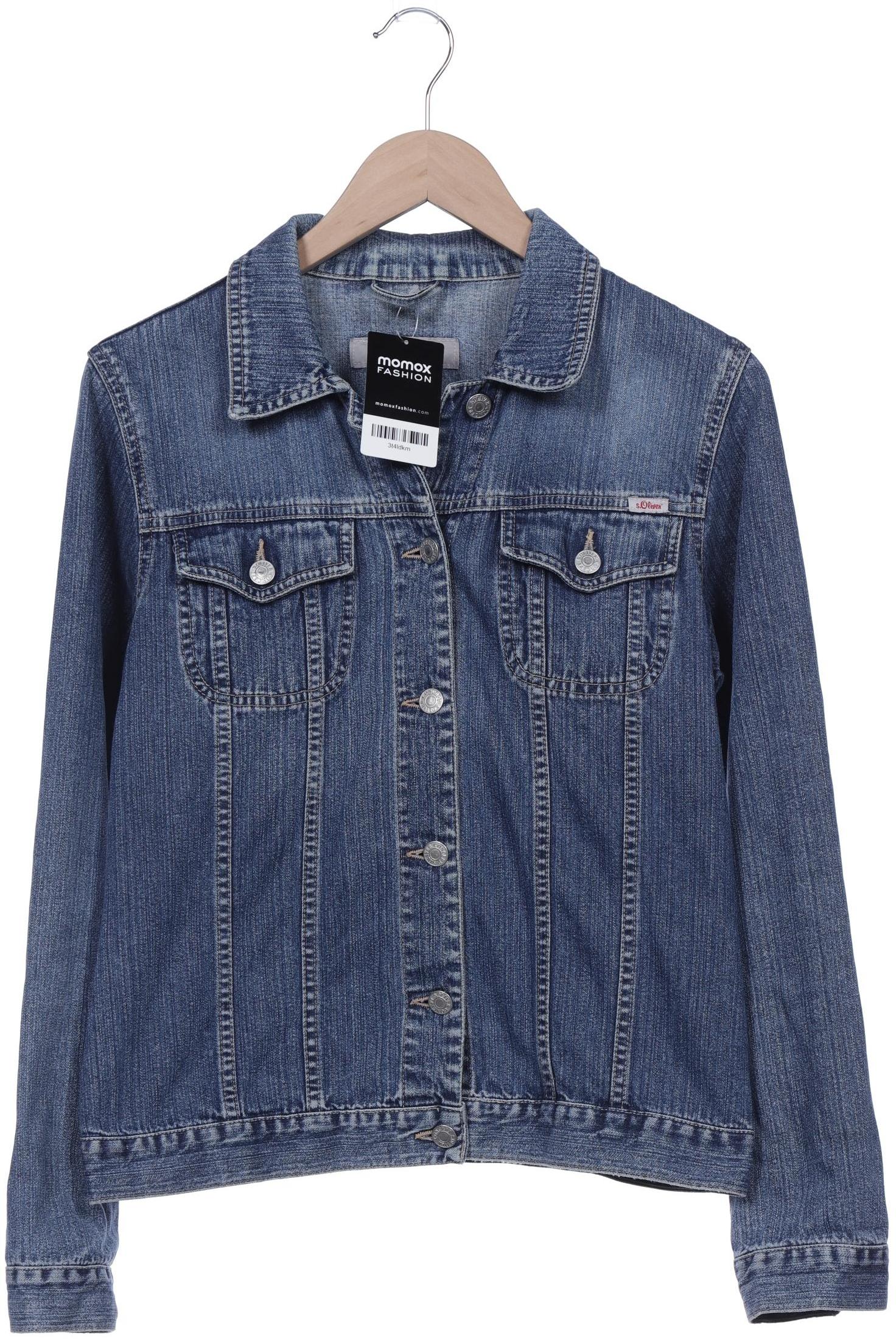 

s.Oliver Damen Jacke, blau, Gr. 38