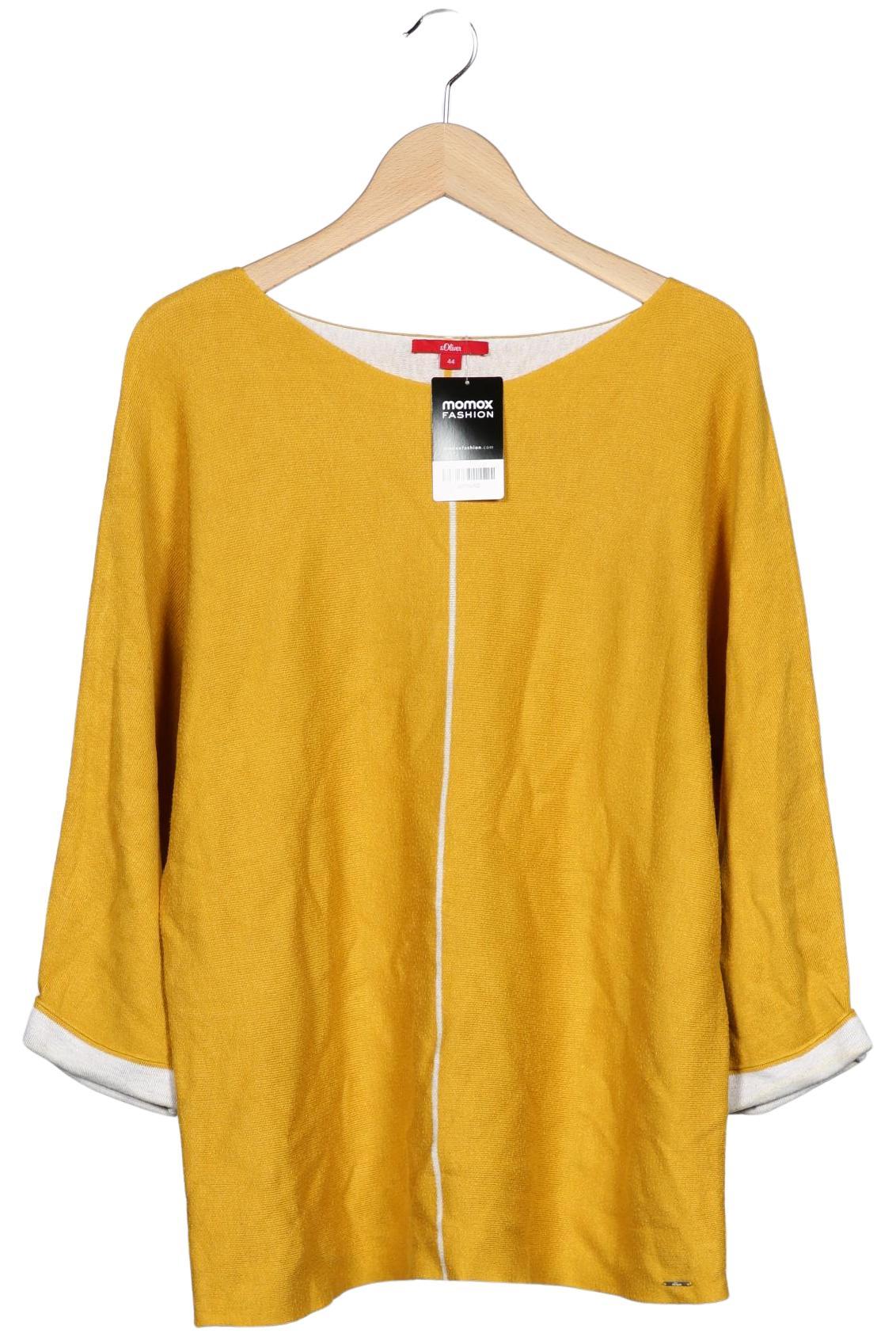 

s.Oliver Damen Pullover, gelb, Gr. 44