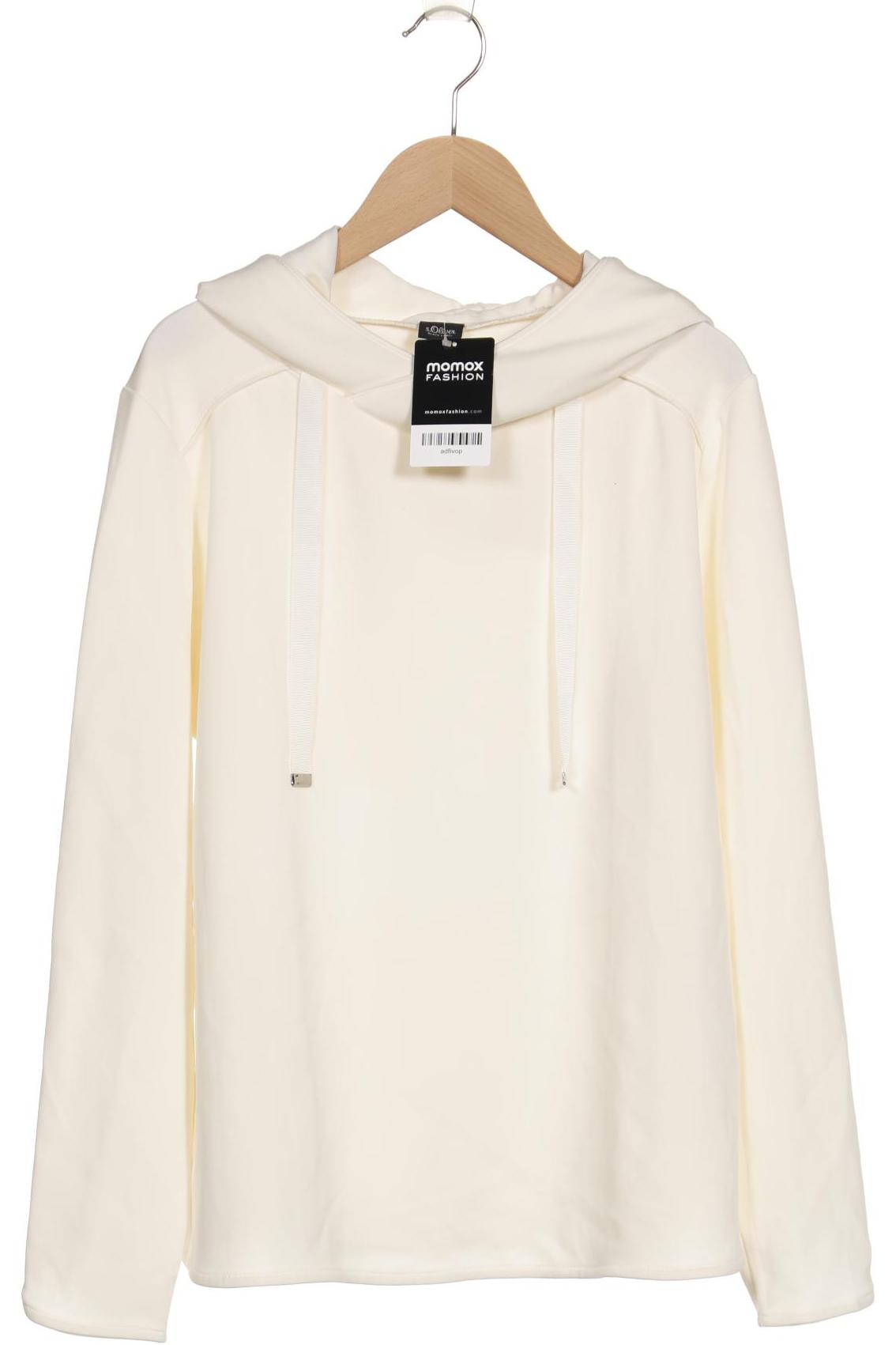 

s.Oliver Damen Kapuzenpullover, cremeweiß, Gr. 38