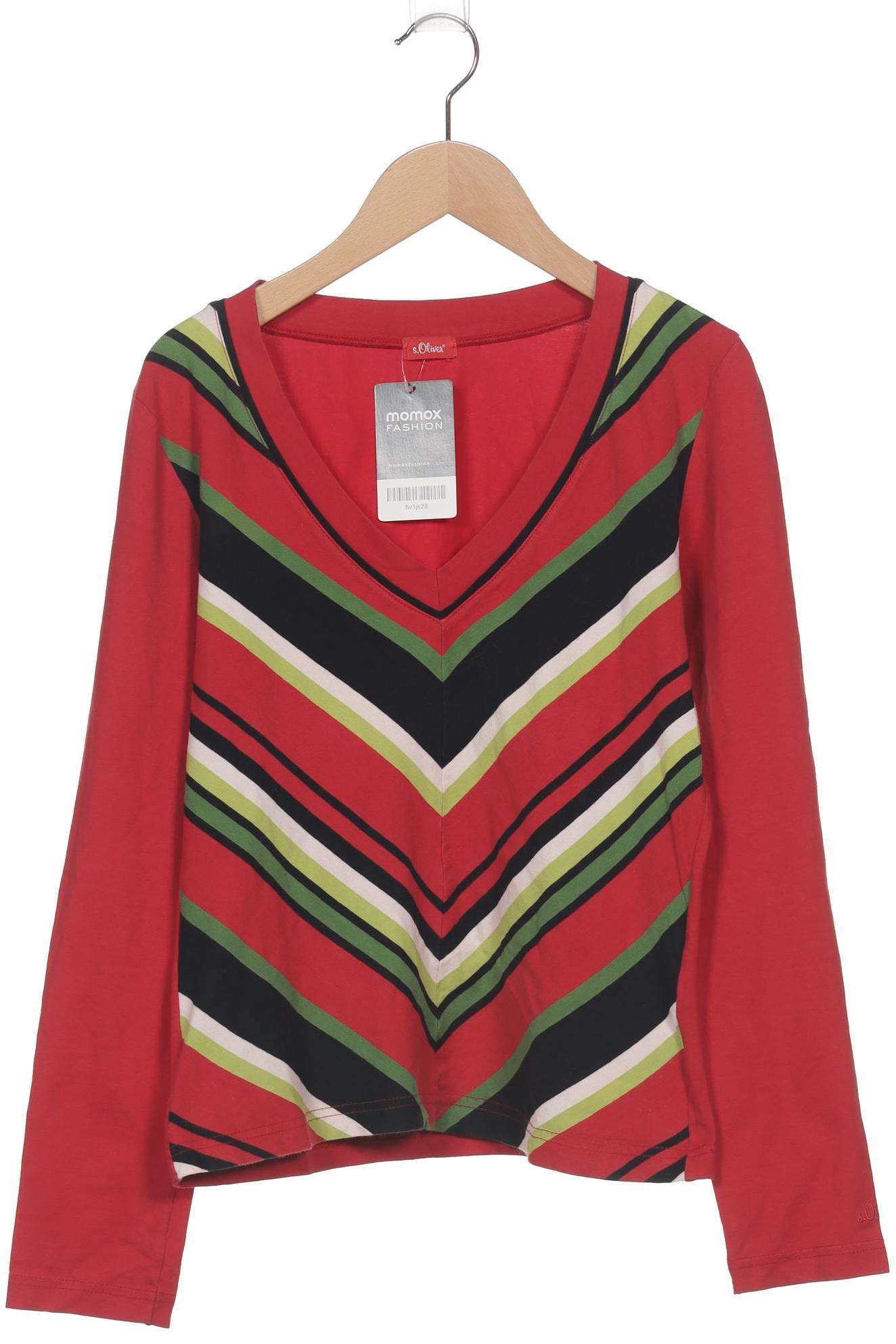 

s.Oliver Damen Langarmshirt, rot, Gr. 38