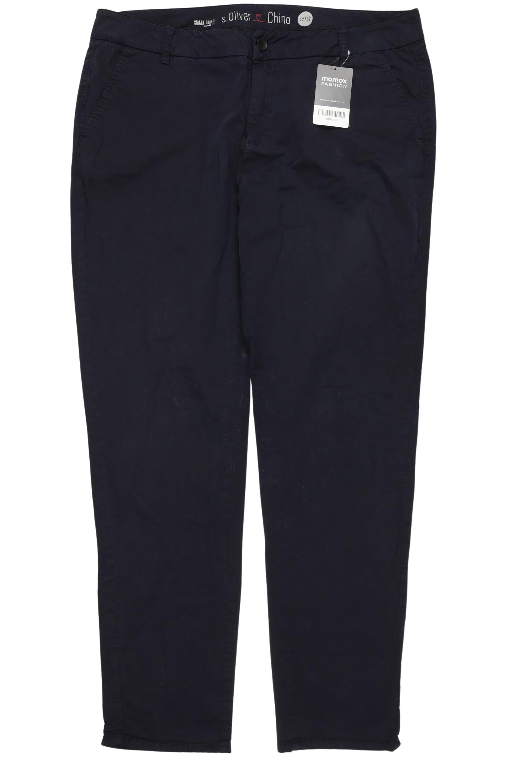 

s.Oliver Damen Stoffhose, marineblau, Gr. 42