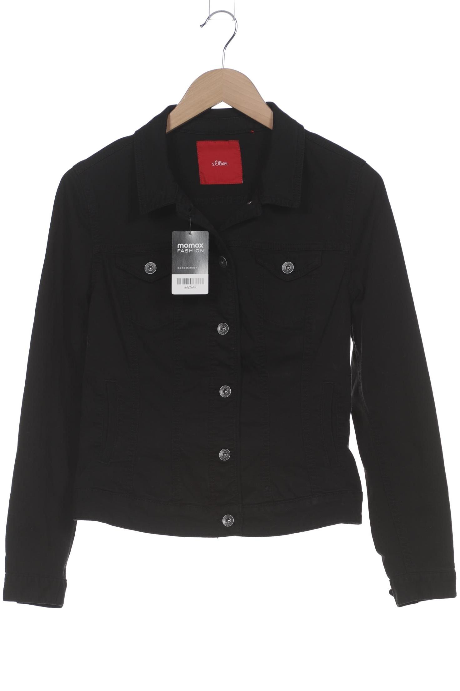 

s.Oliver Damen Jacke, schwarz, Gr. 34