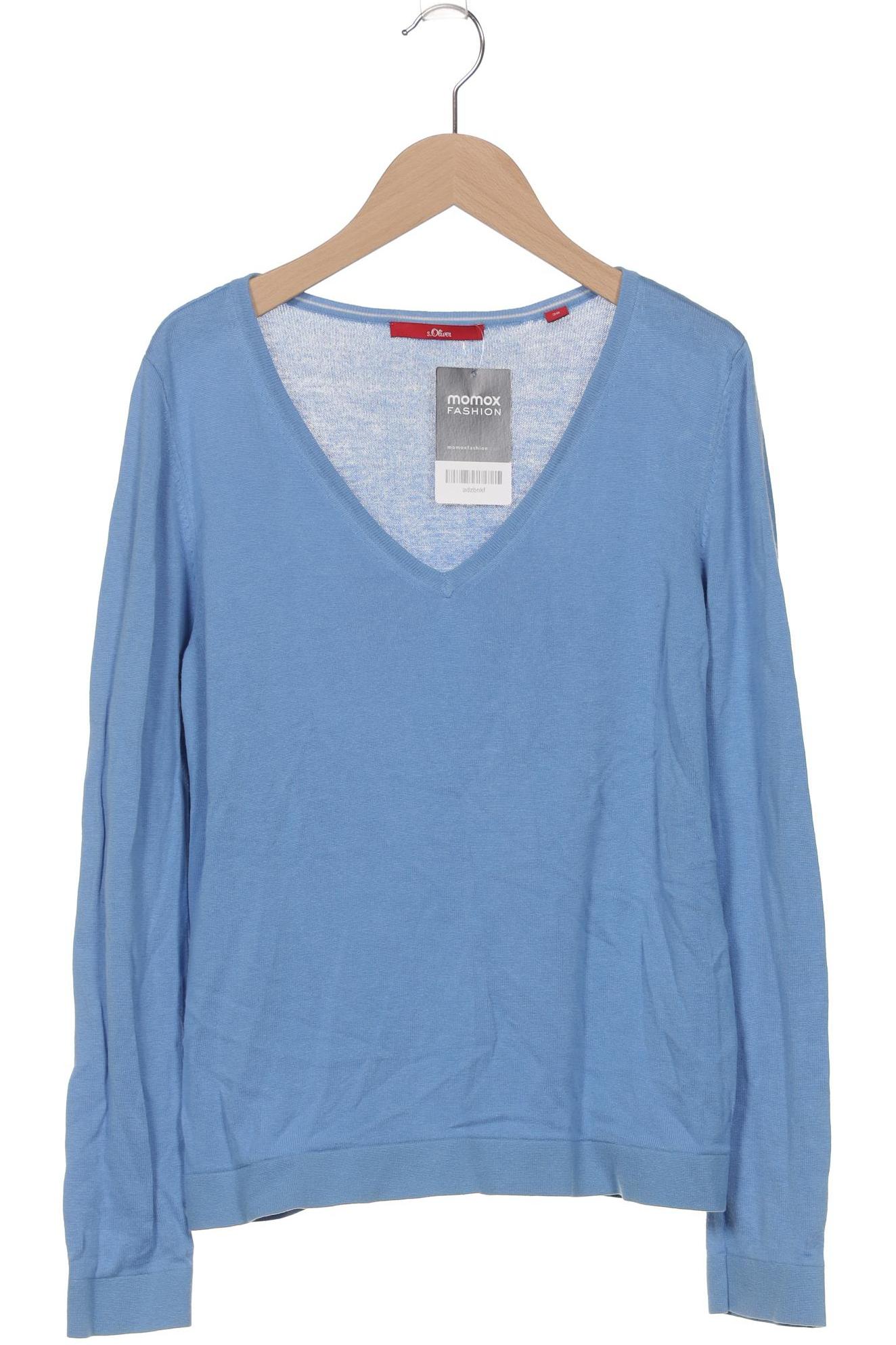 

s.Oliver Damen Pullover, blau, Gr. 38