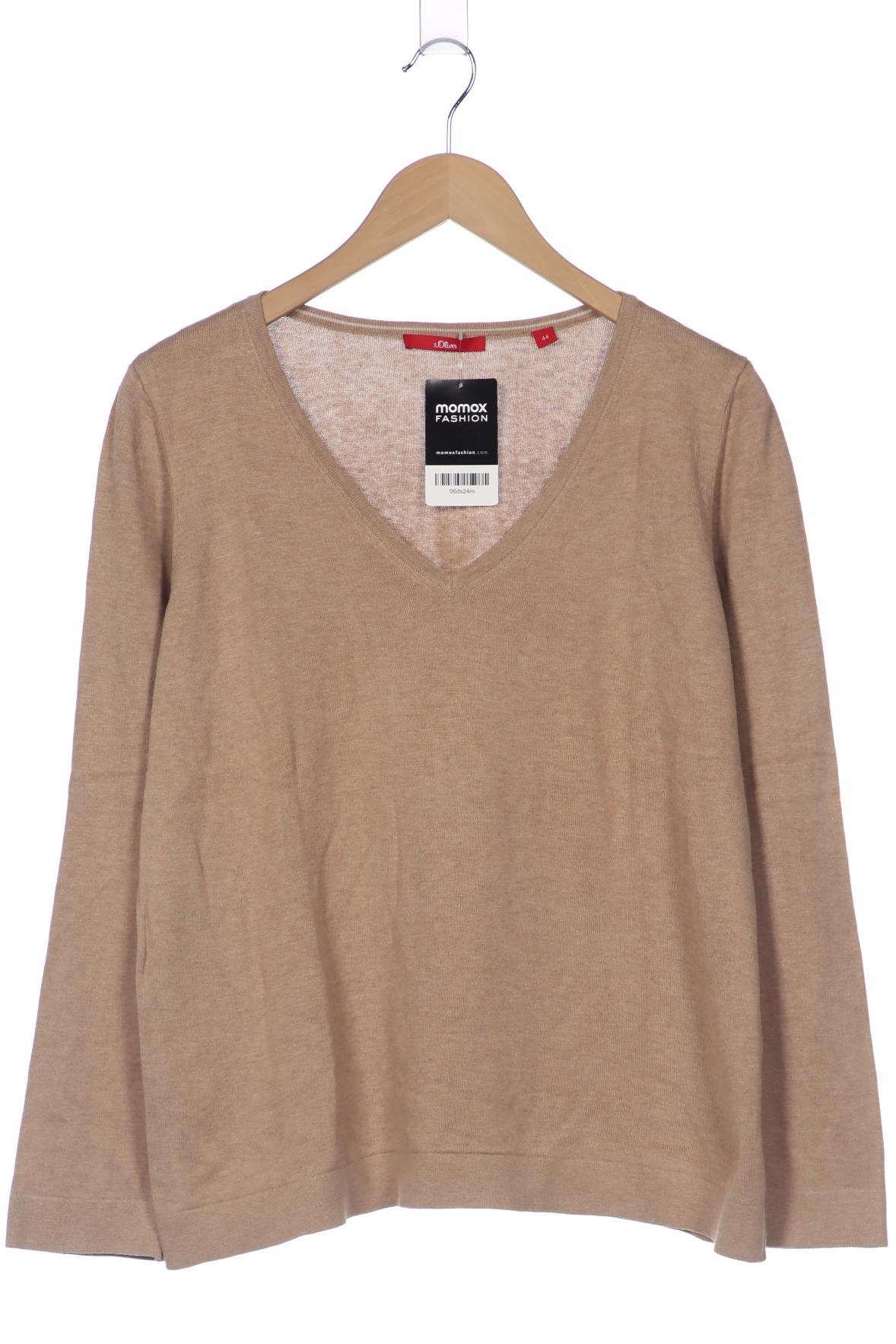 

s.Oliver Damen Pullover, beige, Gr. 44