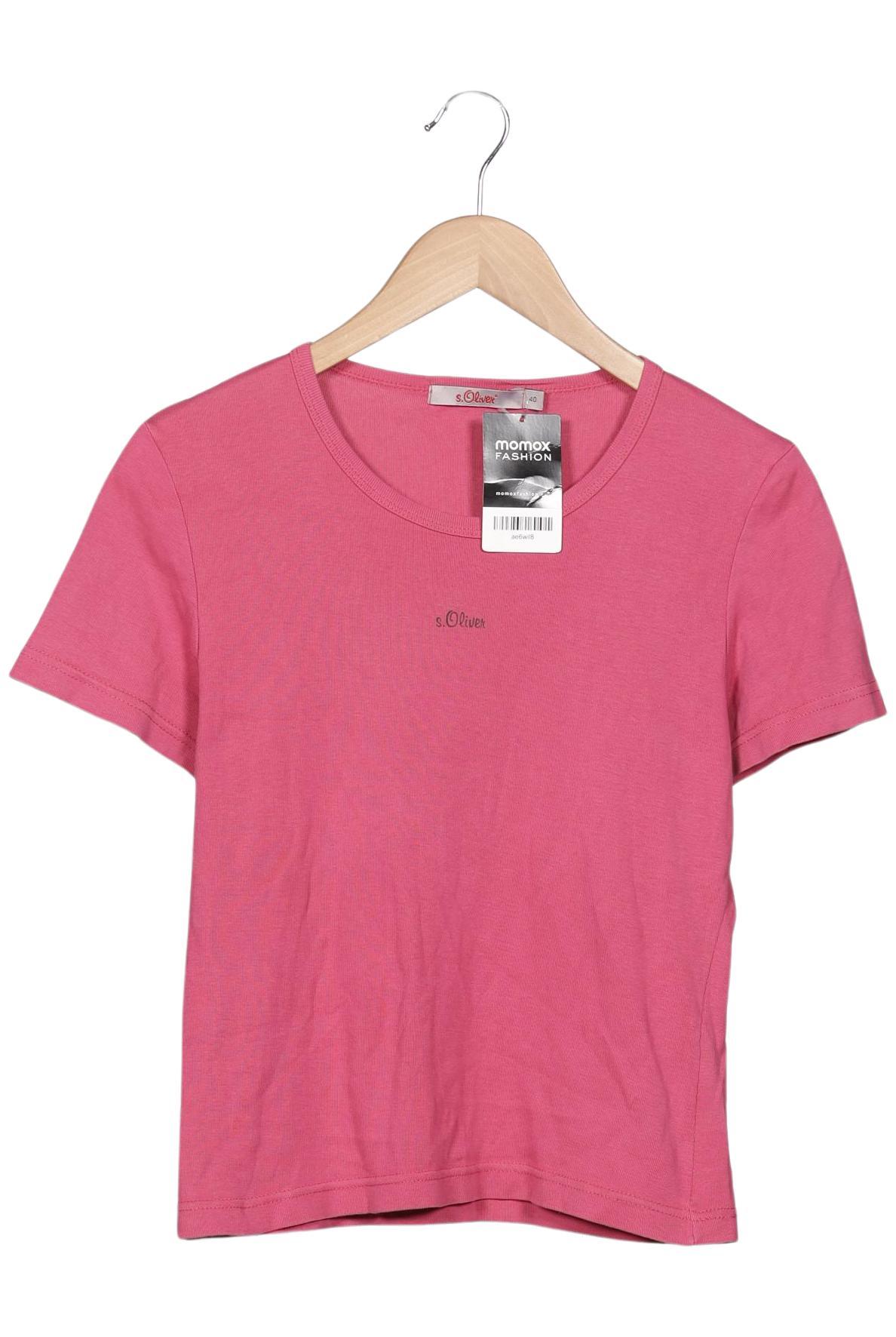 

s.Oliver Damen T-Shirt, pink, Gr. 40