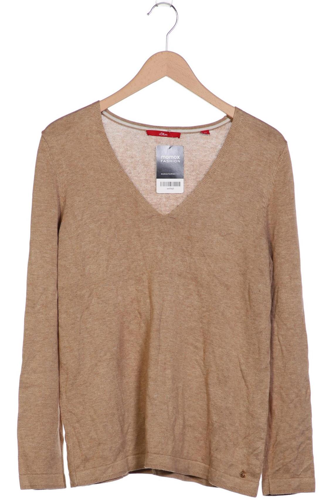 

s.Oliver Damen Pullover, beige, Gr. 42