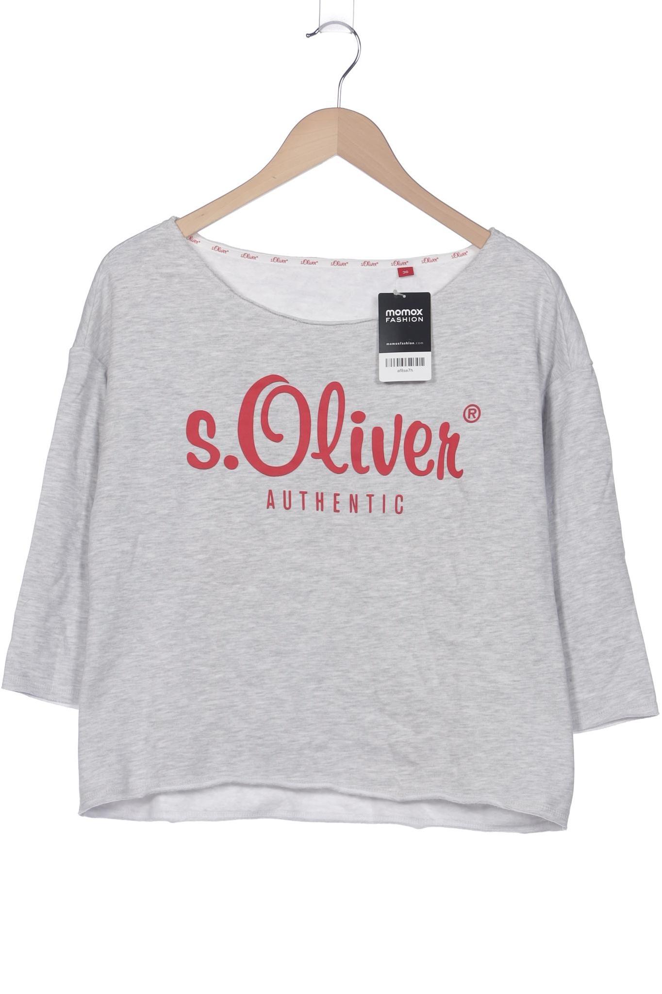 

s.Oliver Damen Sweatshirt, grau, Gr. 36