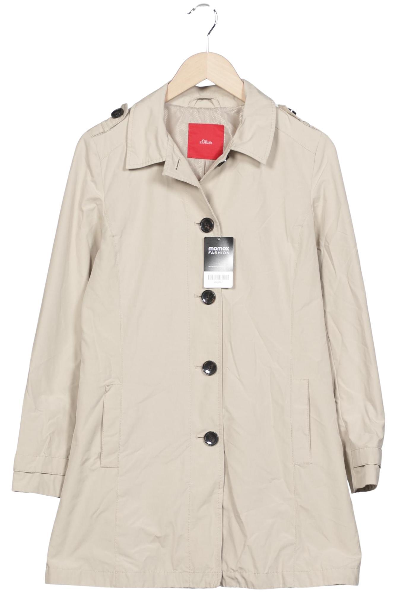 

s.Oliver Damen Mantel, beige, Gr. 36