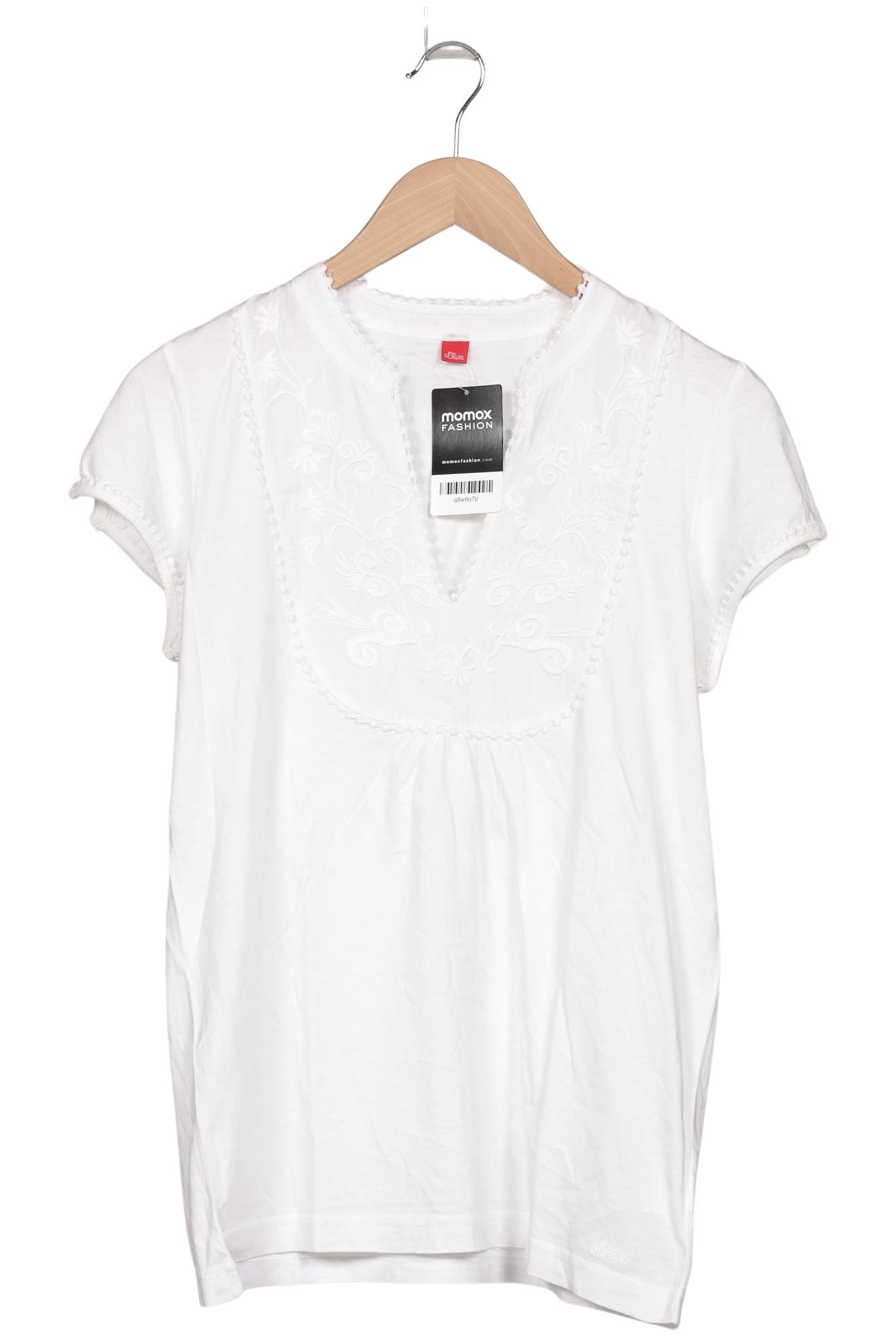 

s.Oliver Damen T-Shirt, weiß, Gr. 40