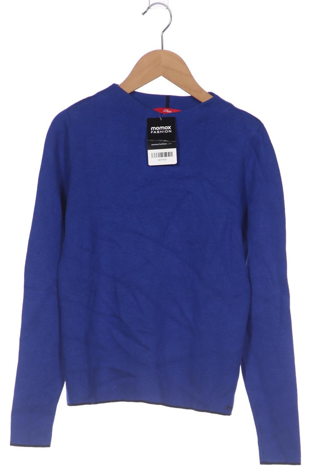 

s.Oliver Damen Pullover, blau, Gr. 34