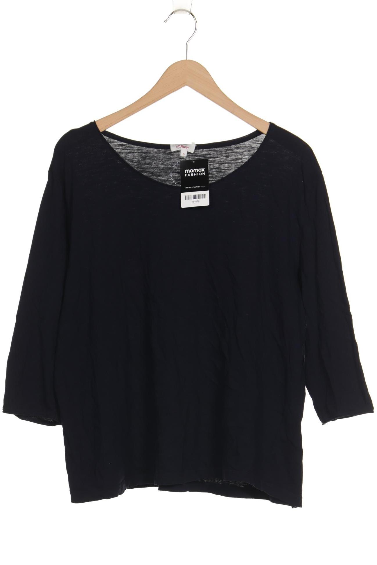 

s.Oliver Damen Langarmshirt, marineblau, Gr. 44