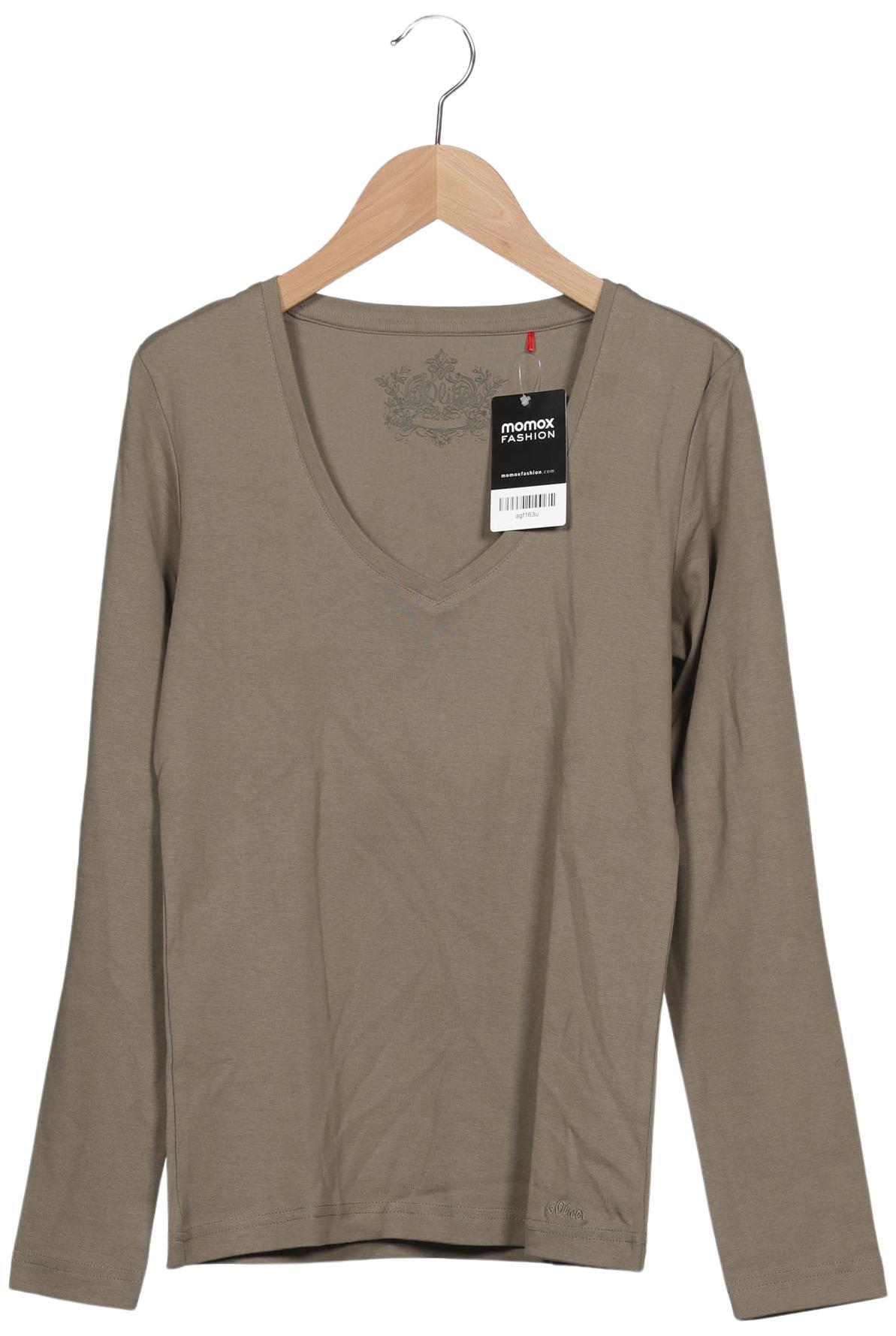 

s.Oliver Damen Langarmshirt, beige, Gr. 36