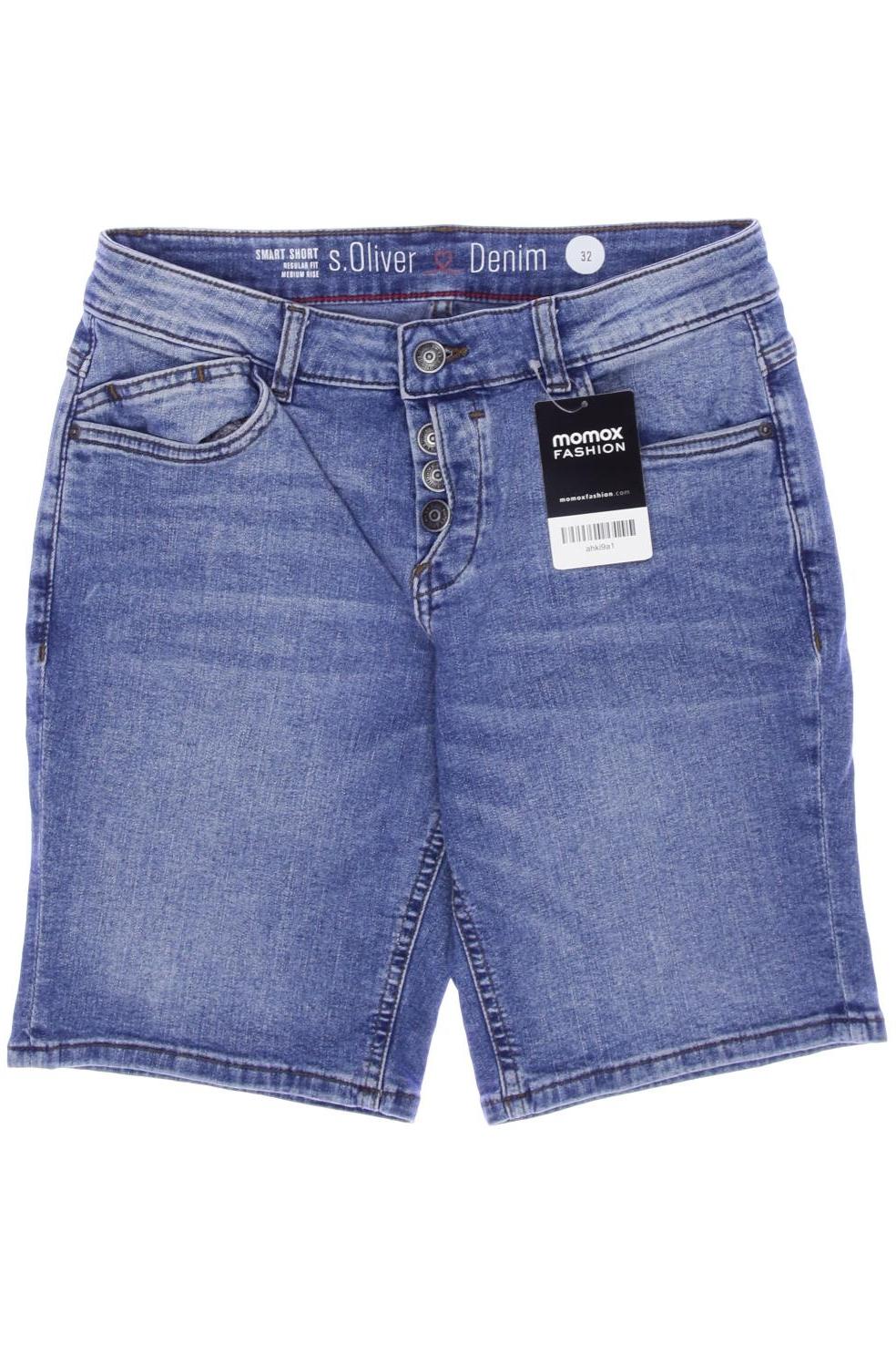 

s.Oliver Damen Shorts, blau, Gr. 32